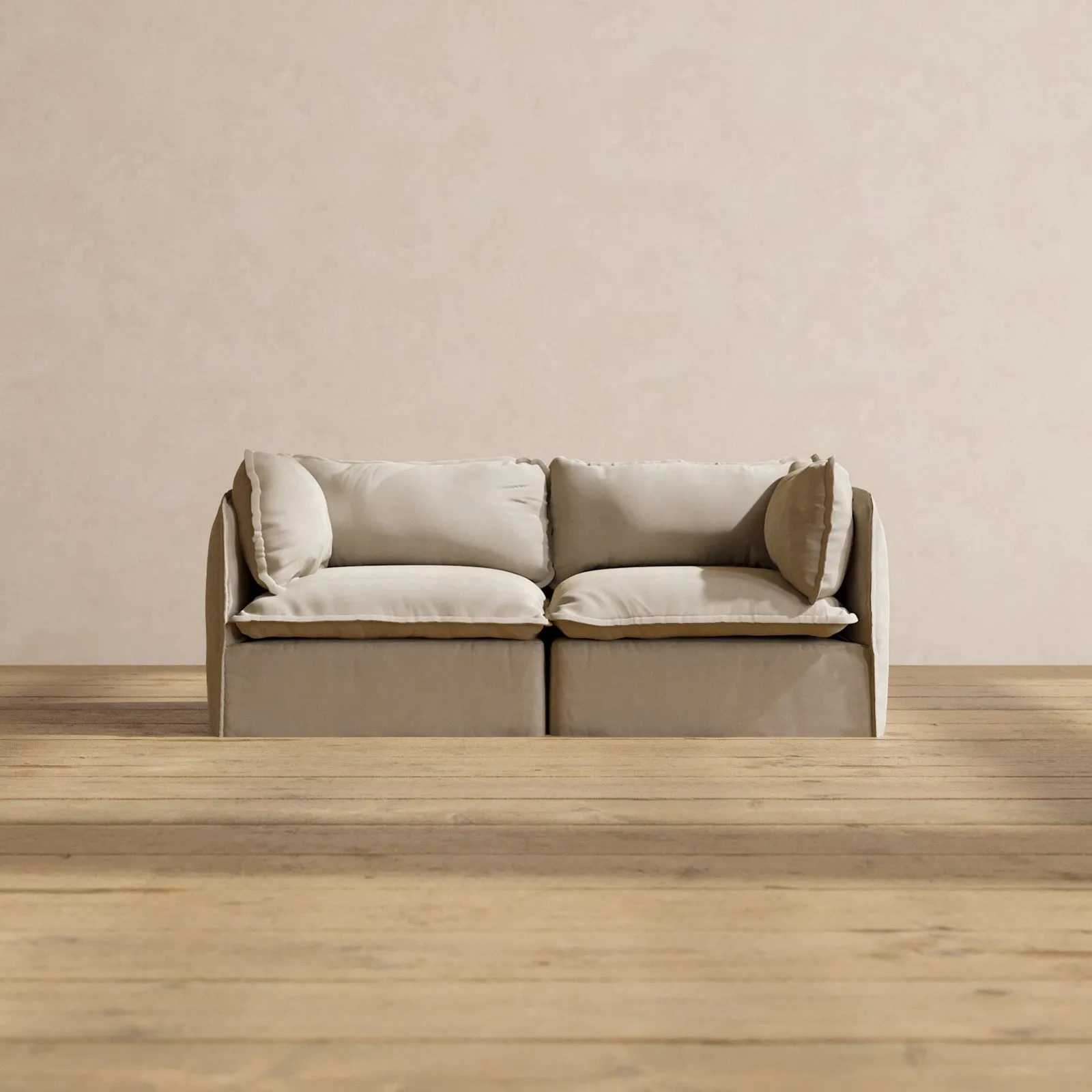 Modular Performance 2-Seater in Dune | Deluxe Blend