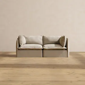 Modular Performance 2-Seater in Dune | Deluxe Blend