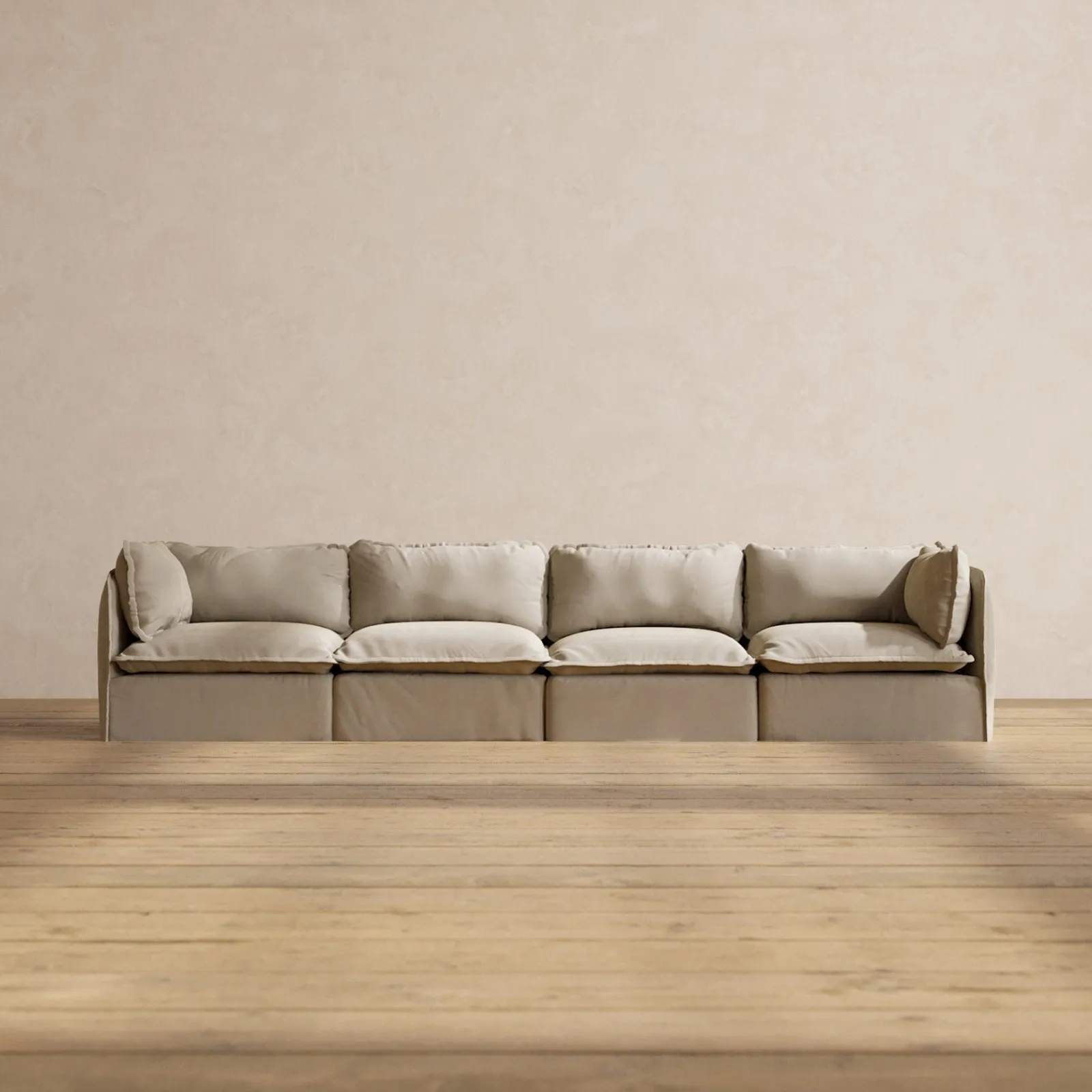 Modular Performance 4-Seater in Dune | Deluxe Blend