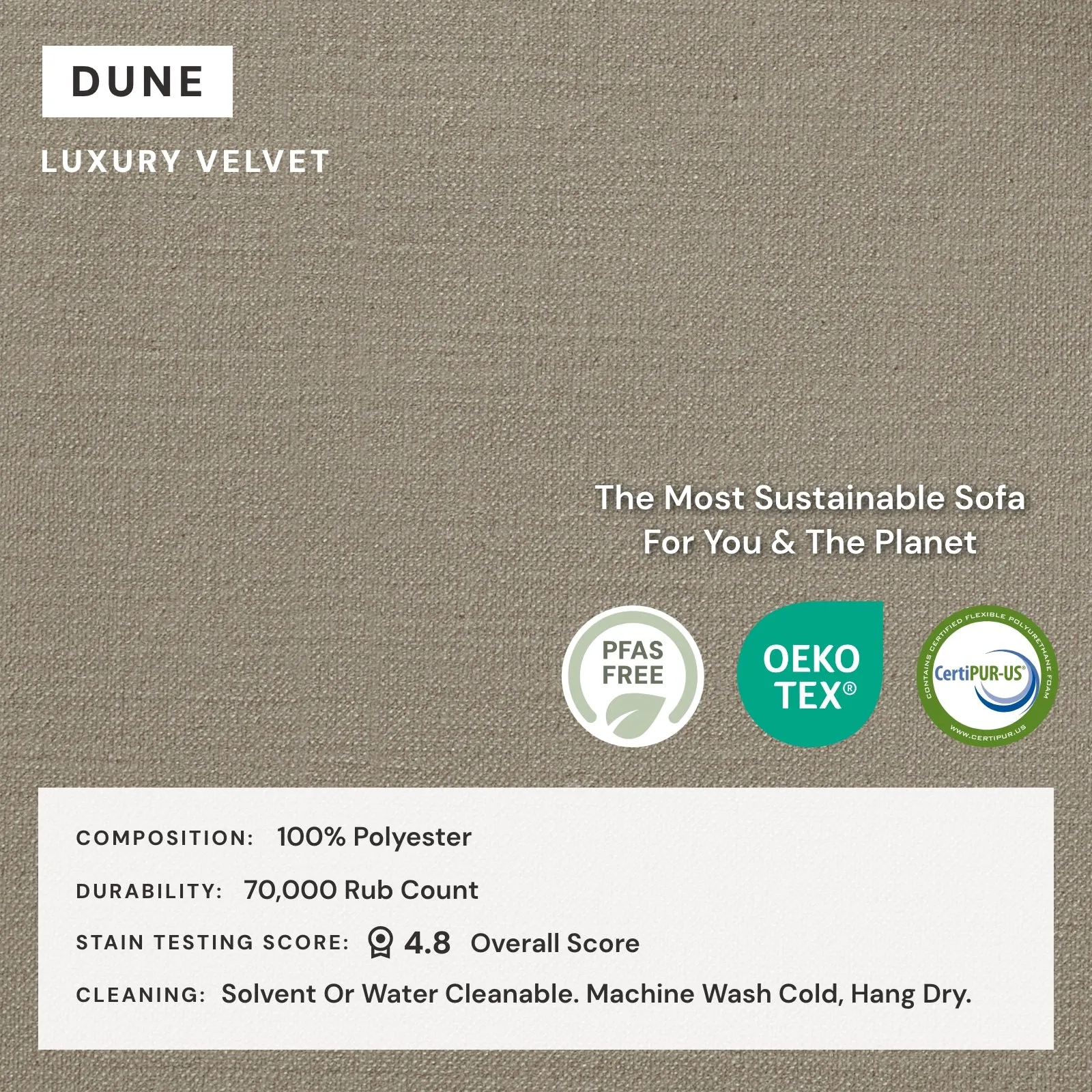 Modular Performance 4-Seater in Dune | Deluxe Blend