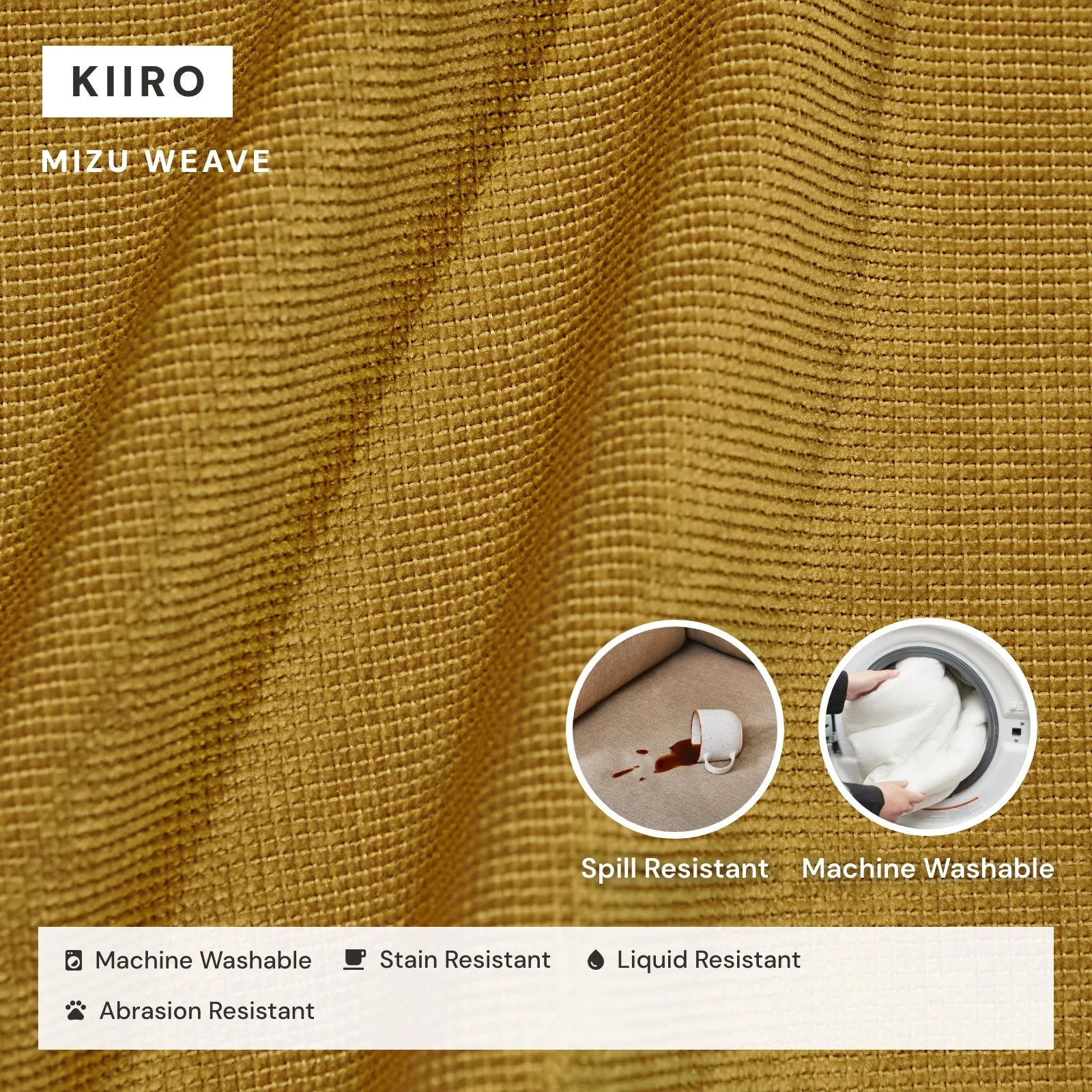 Modular Washable 2-Seater Sofa   Armchair Set in Kiiro | Memorix  Seat | Contour Pillow