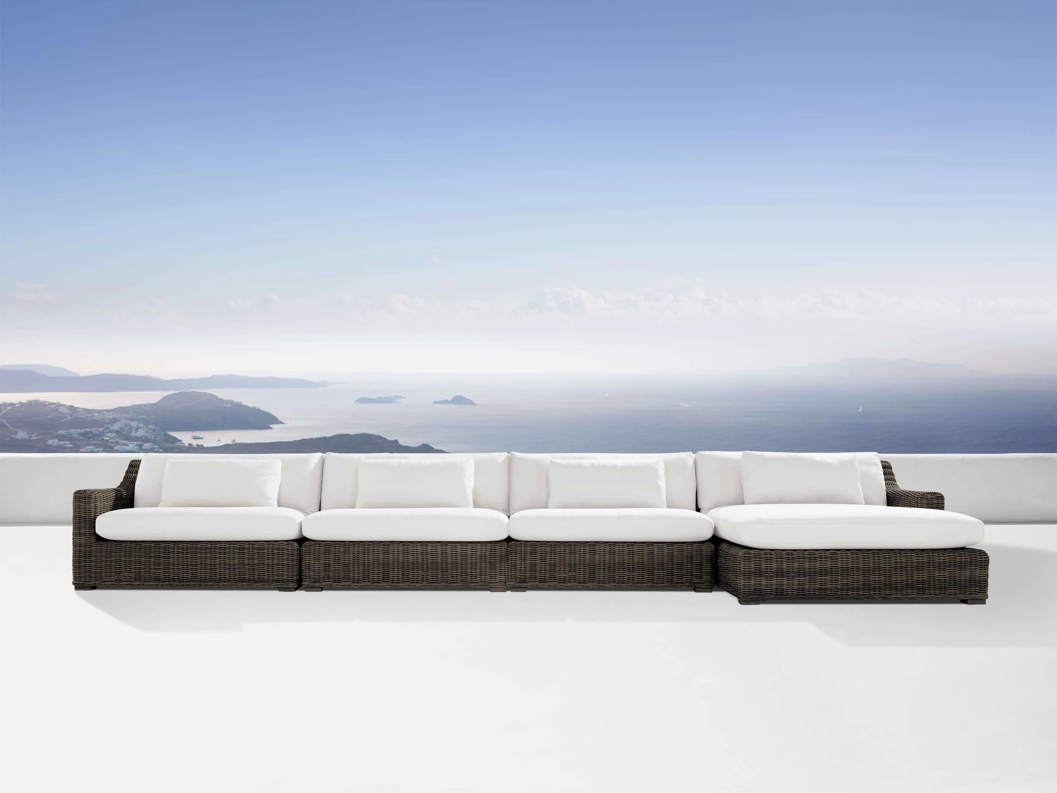 Montauk Outdoor Four-Piece Sectional