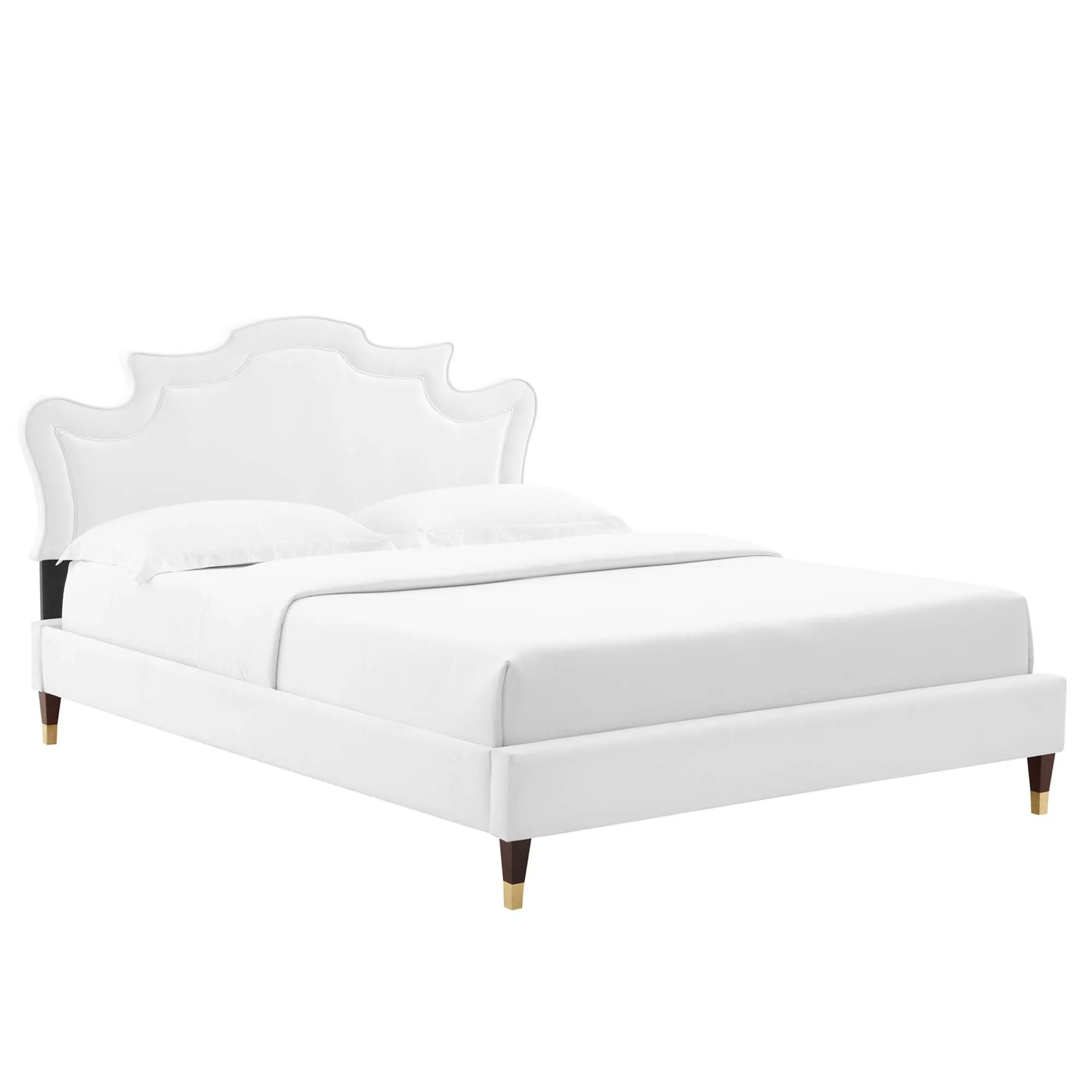 Neena Performance Velvet Bed by Modway
