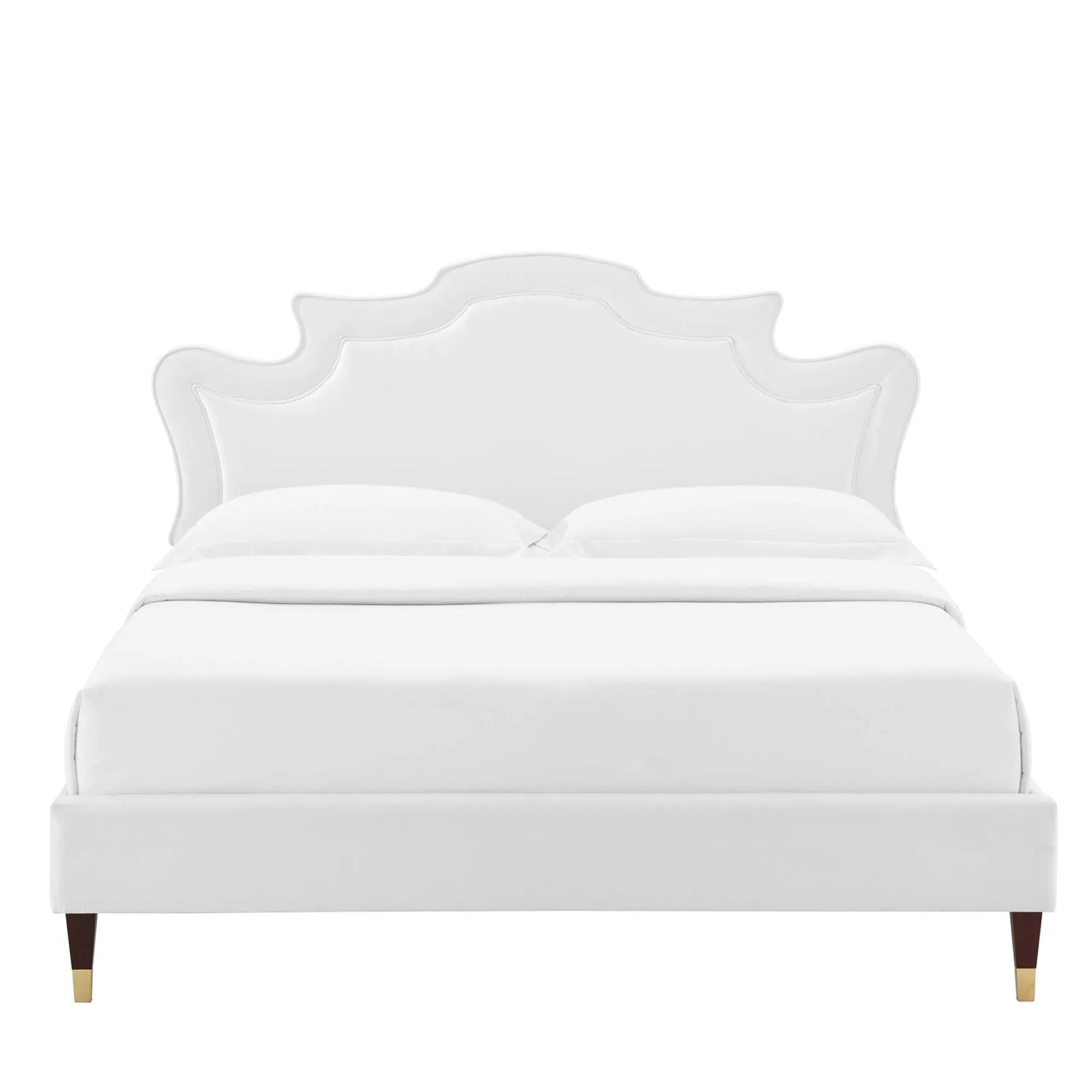 Neena Performance Velvet Bed by Modway