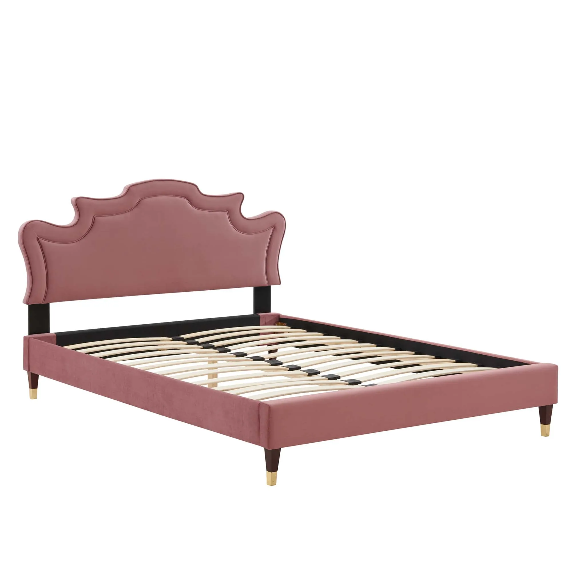 Neena Performance Velvet Bed by Modway