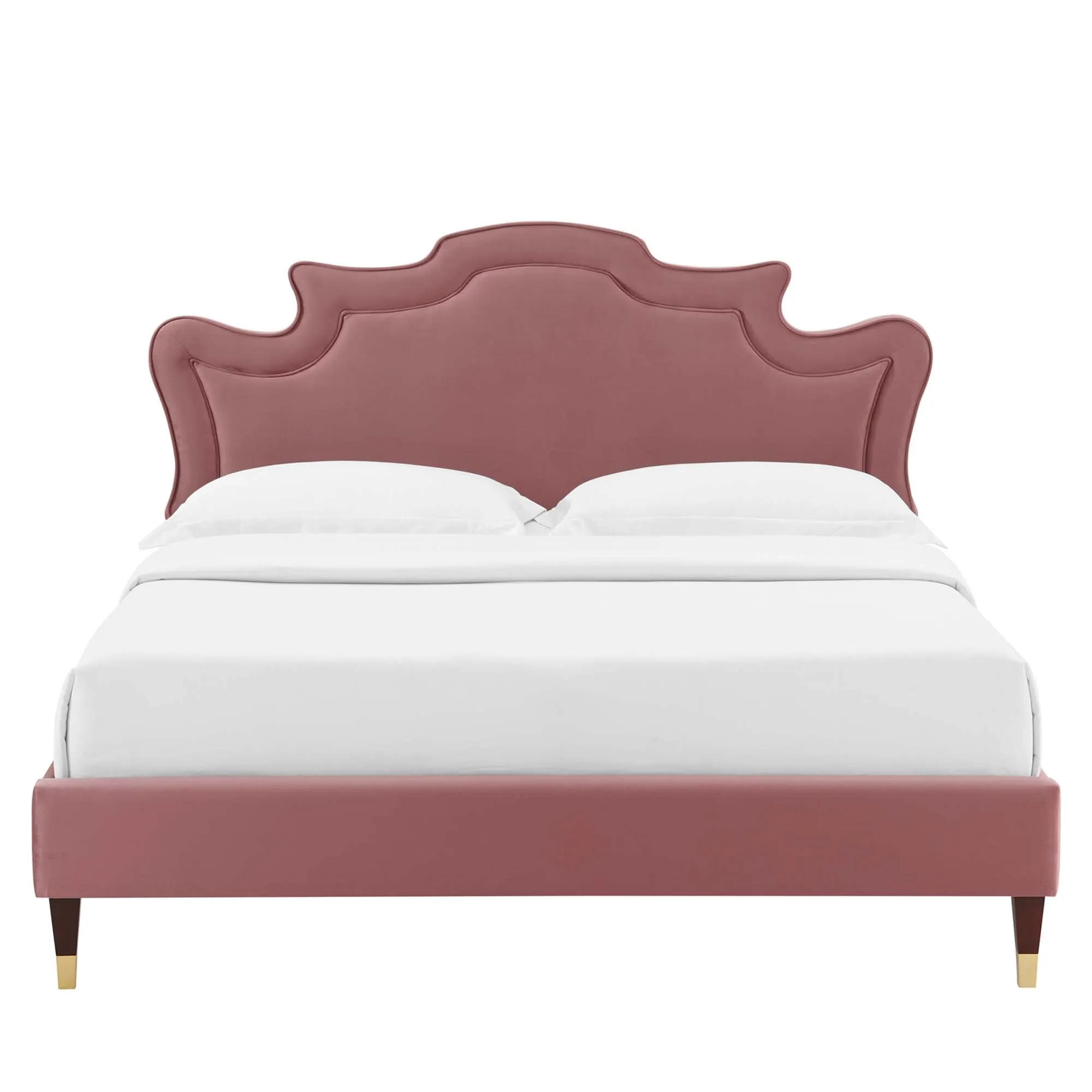 Neena Performance Velvet Bed by Modway