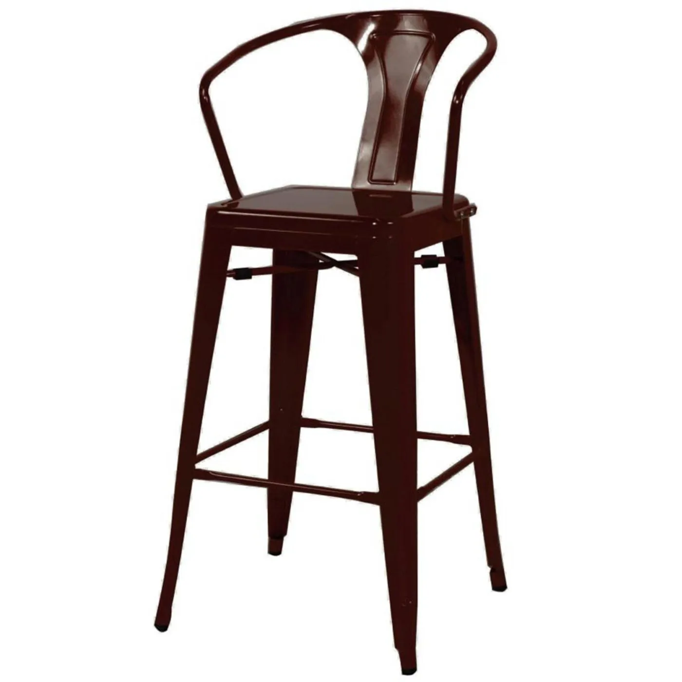 Oxford Metal Bar Chair- Set of 4 BLACK