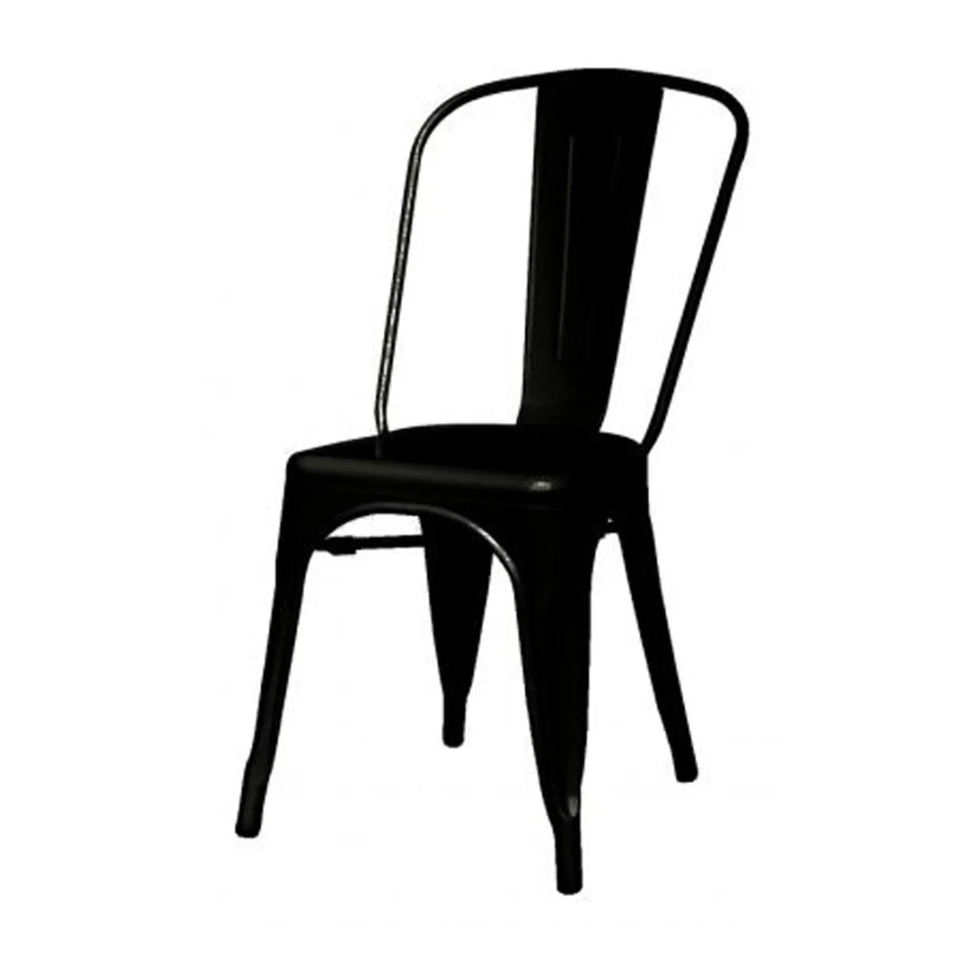 Oxford Metal Chair- Set of 4 BLACK