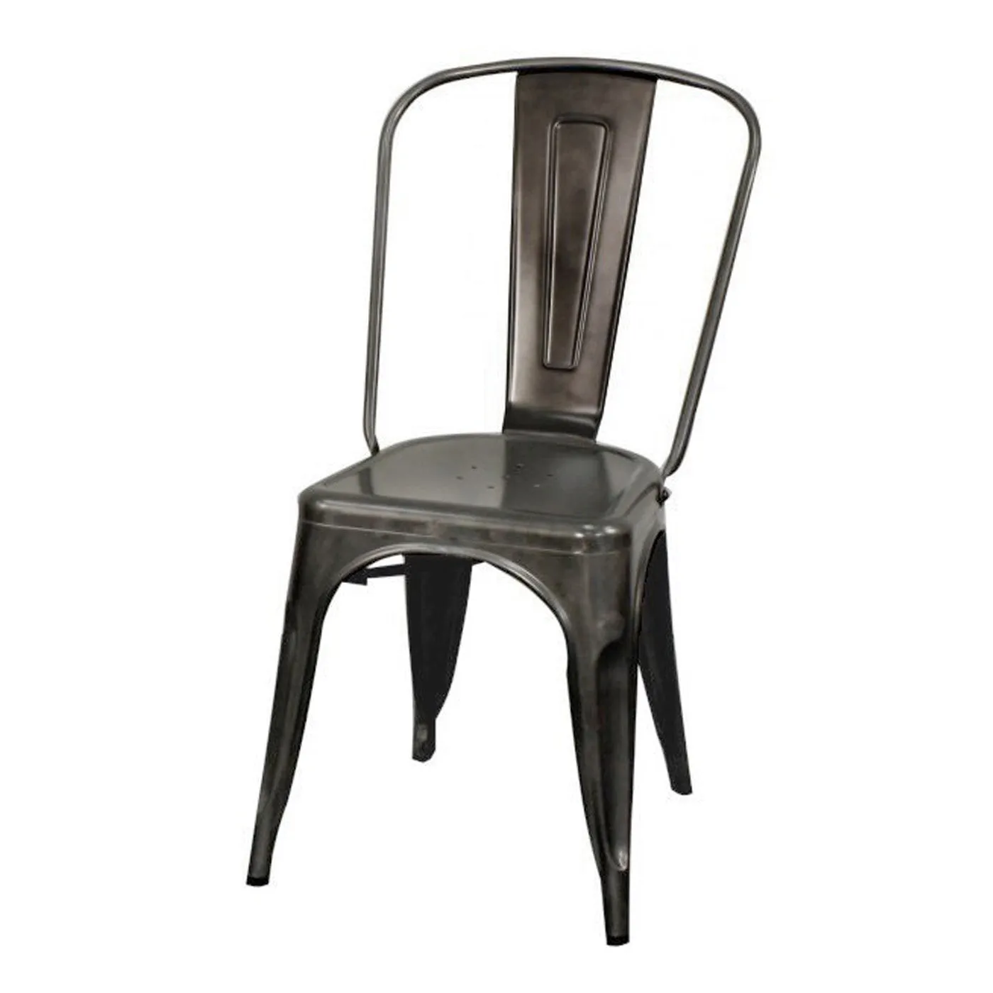 Oxford Metal Chair- Set of 4 GUNMETAL