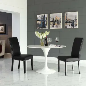 Parcel Dining Side Chair Vinyl Set of 2 by Modway