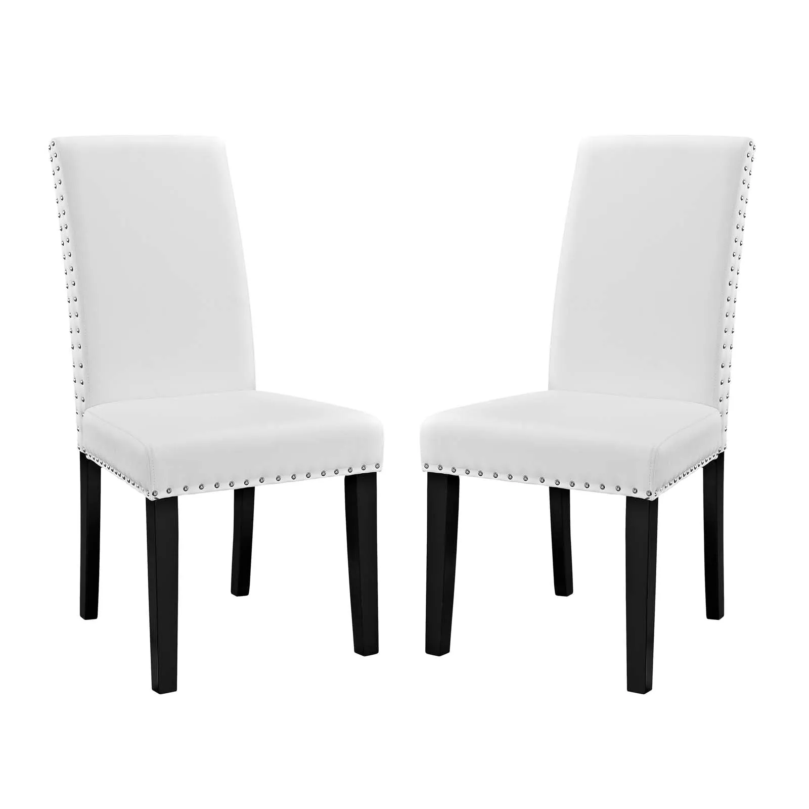 Parcel Dining Side Chair Vinyl Set of 2 by Modway