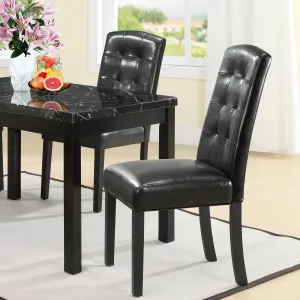 Perdure Dining Chairs Vinyl Set of 2 by Modway