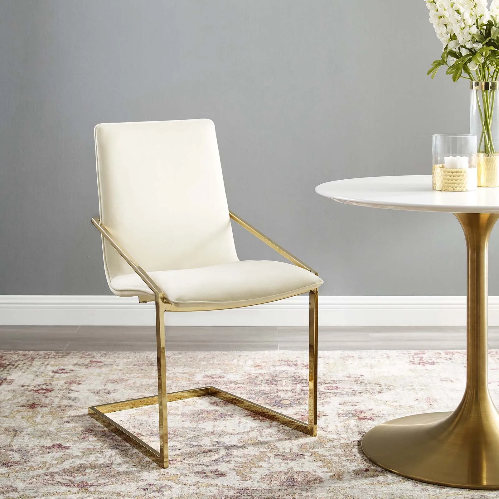 Pitch Performance Velvet Dining Armchair by Modway
