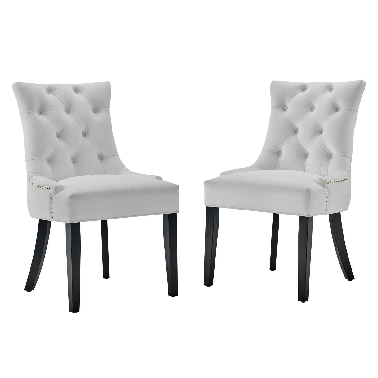 Regent Tufted Performance Velvet Dining Side Chairs - Set of 2 by Modway