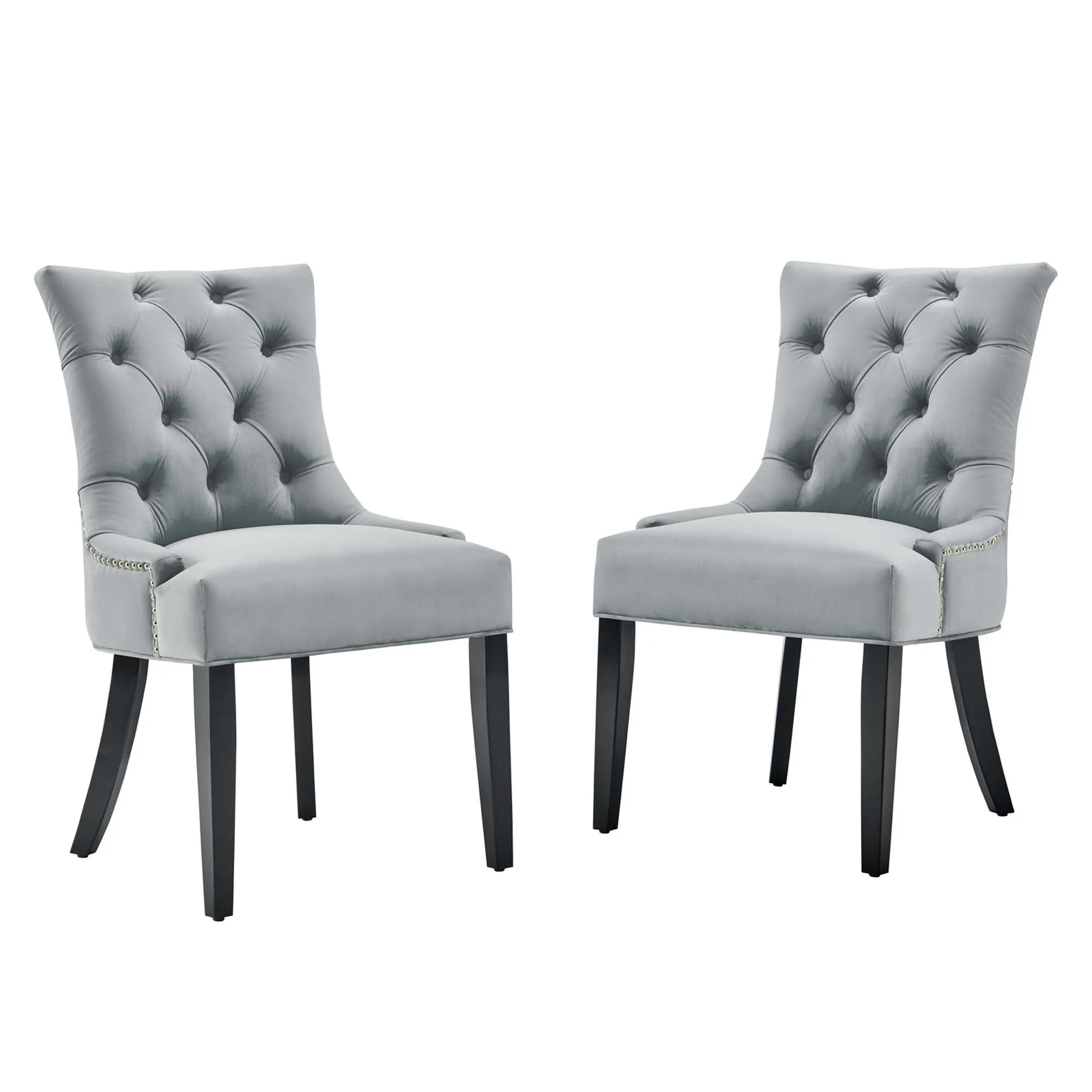 Regent Tufted Performance Velvet Dining Side Chairs - Set of 2 by Modway