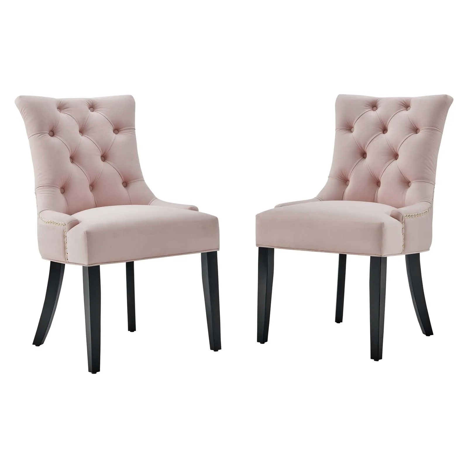 Regent Tufted Performance Velvet Dining Side Chairs - Set of 2 by Modway