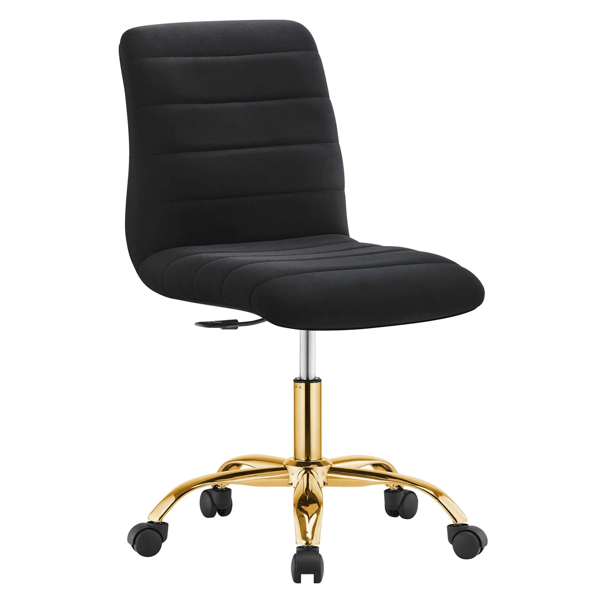 Ripple Armless Performance Velvet Office Chair by Modway