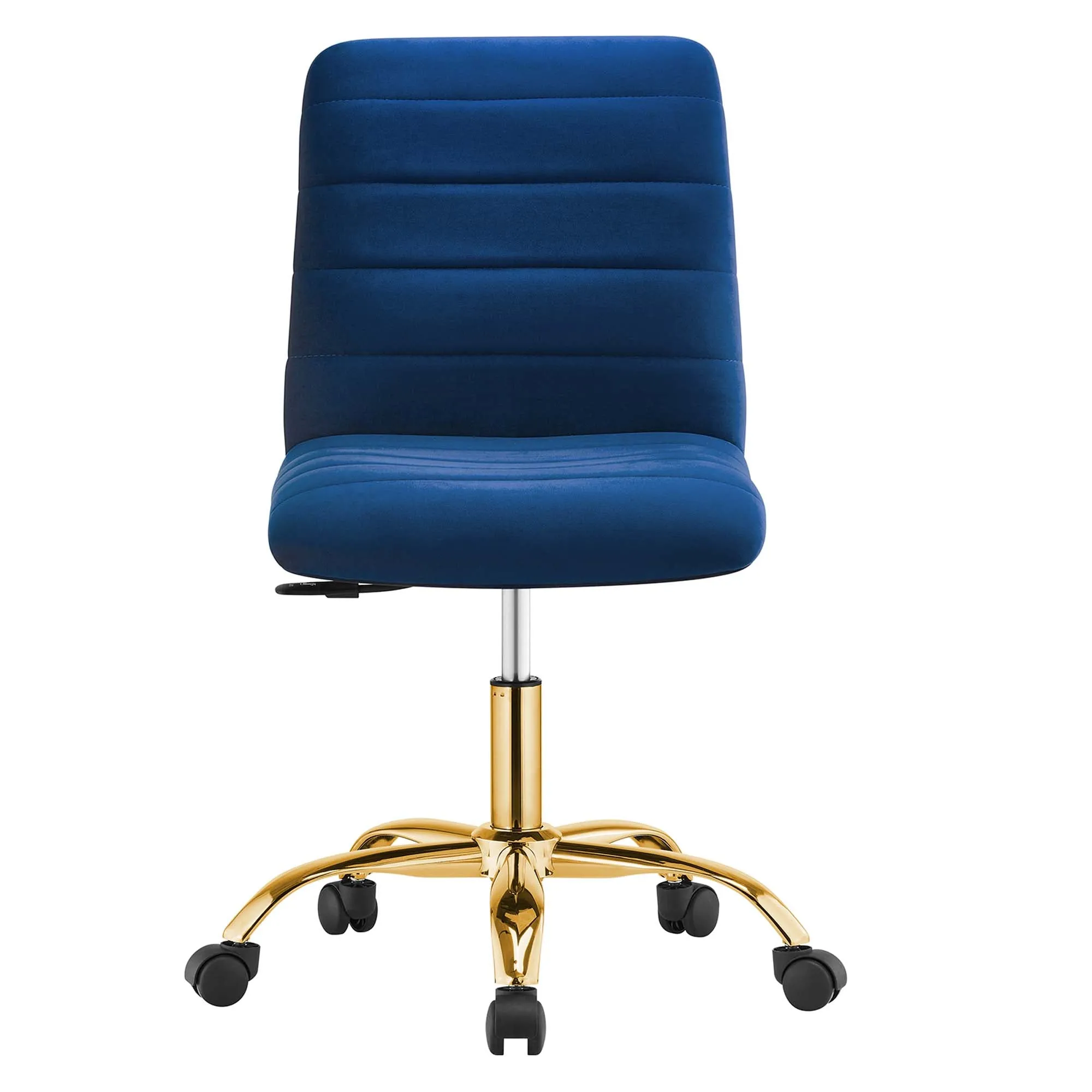 Ripple Armless Performance Velvet Office Chair by Modway