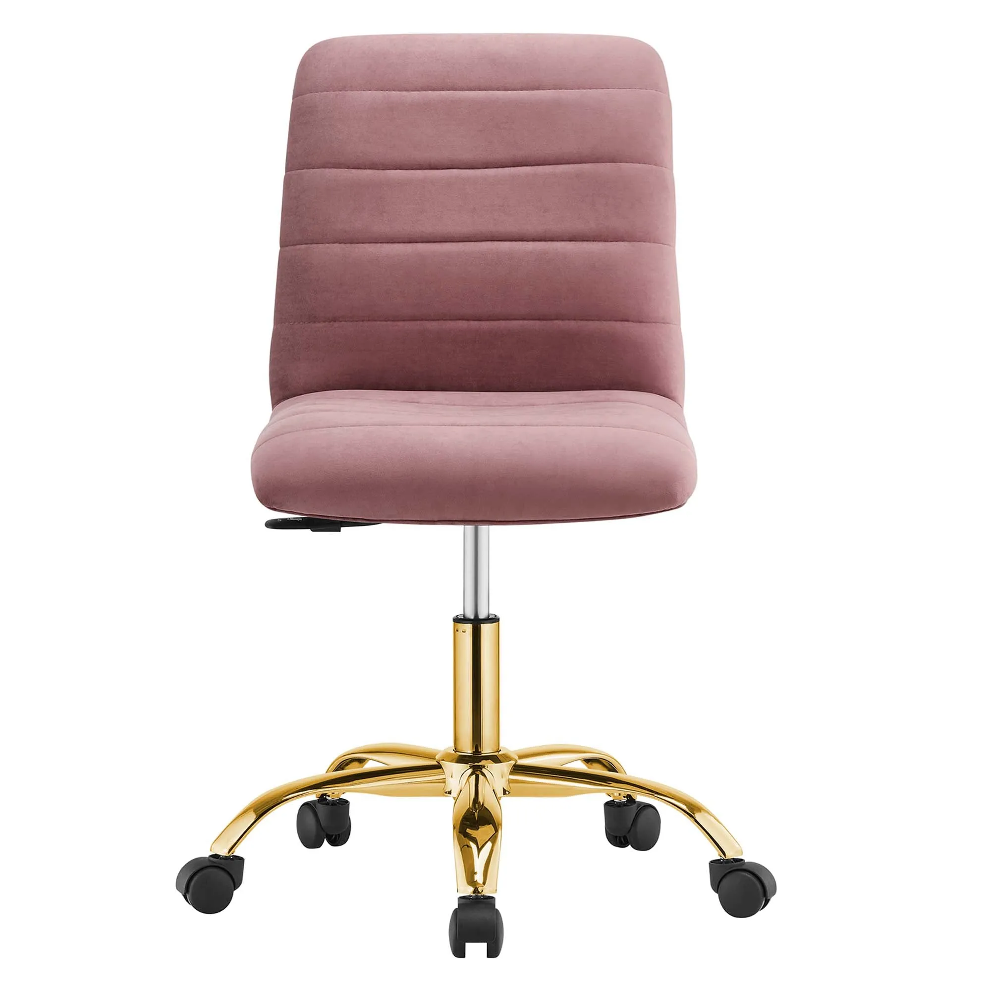 Ripple Armless Performance Velvet Office Chair by Modway