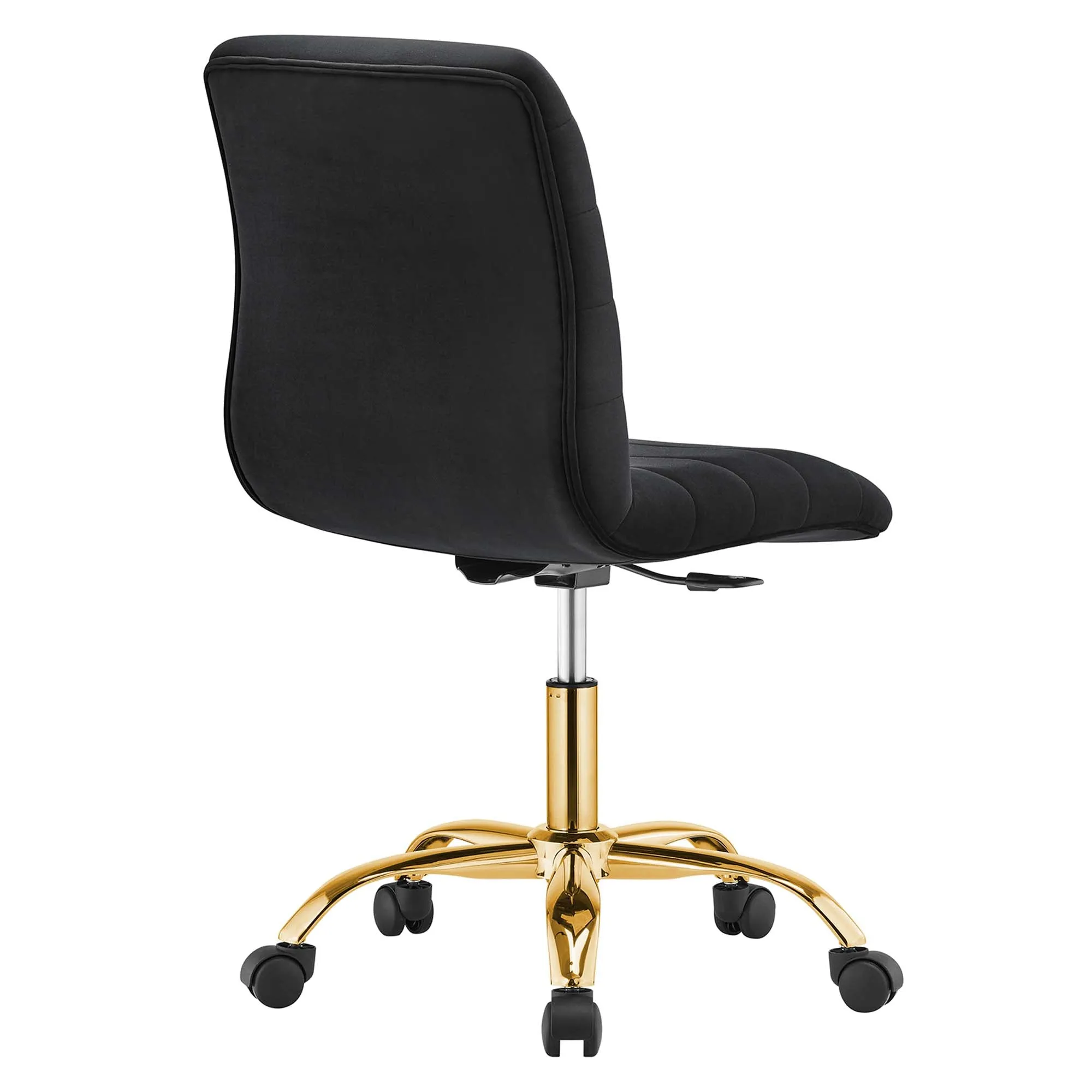 Ripple Armless Performance Velvet Office Chair by Modway