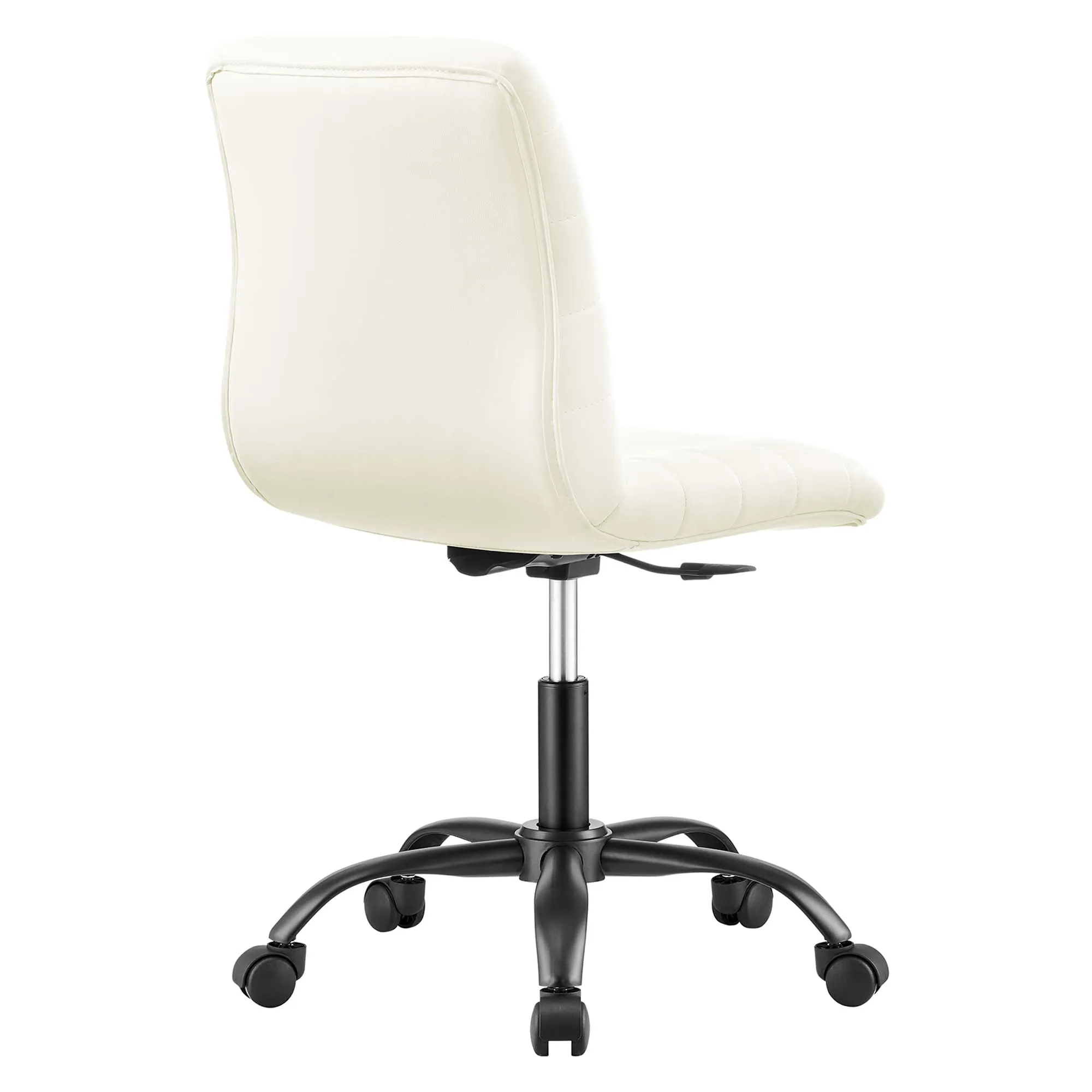 Ripple Armless Vegan Leather Office Chair by Modway