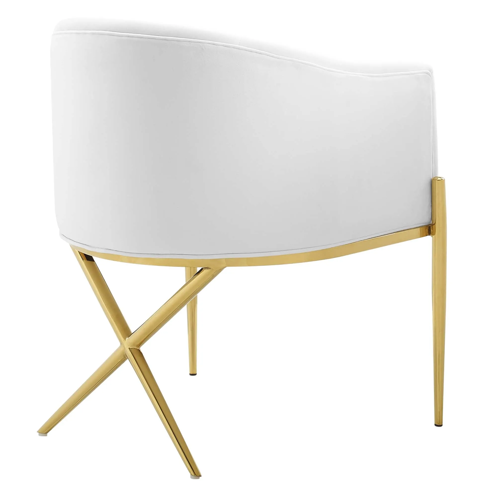 Savour Accent Dining Armchair Performance Velvet Set of 2 by Modway