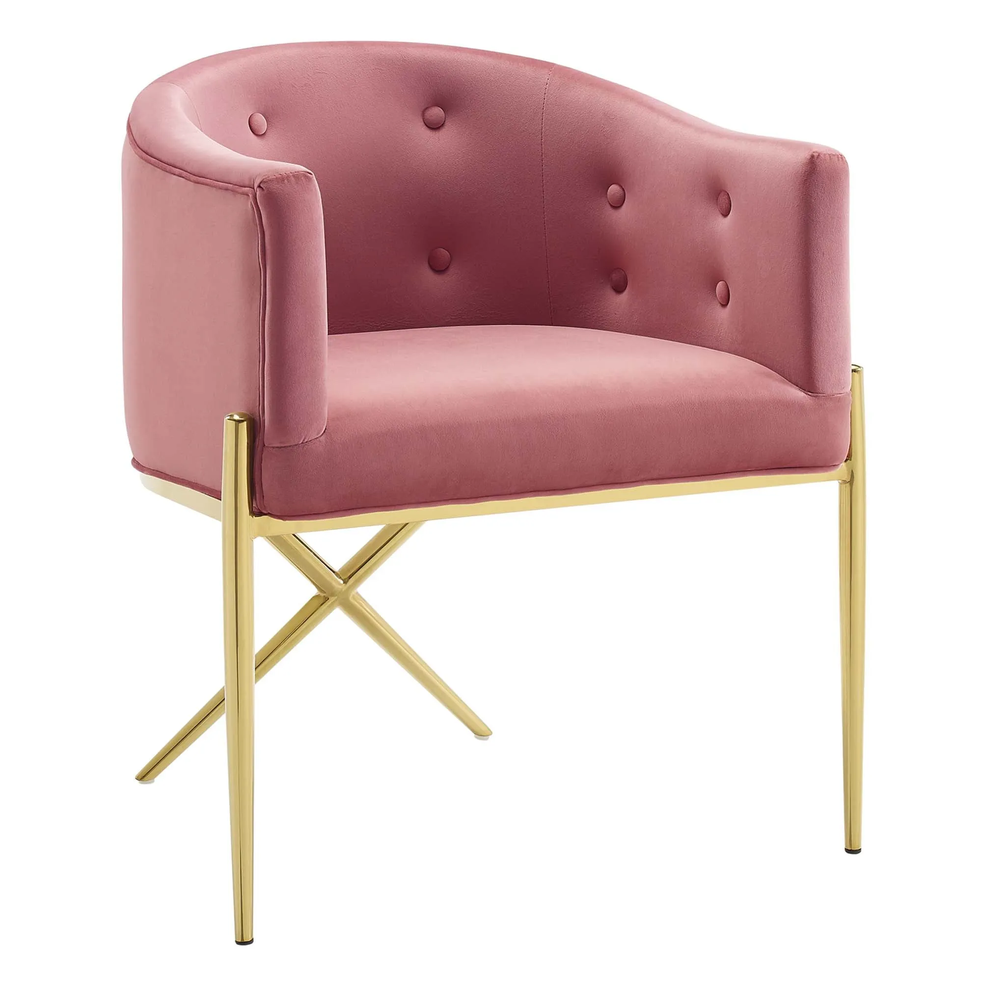 Savour Accent Dining Armchair Performance Velvet Set of 2 by Modway