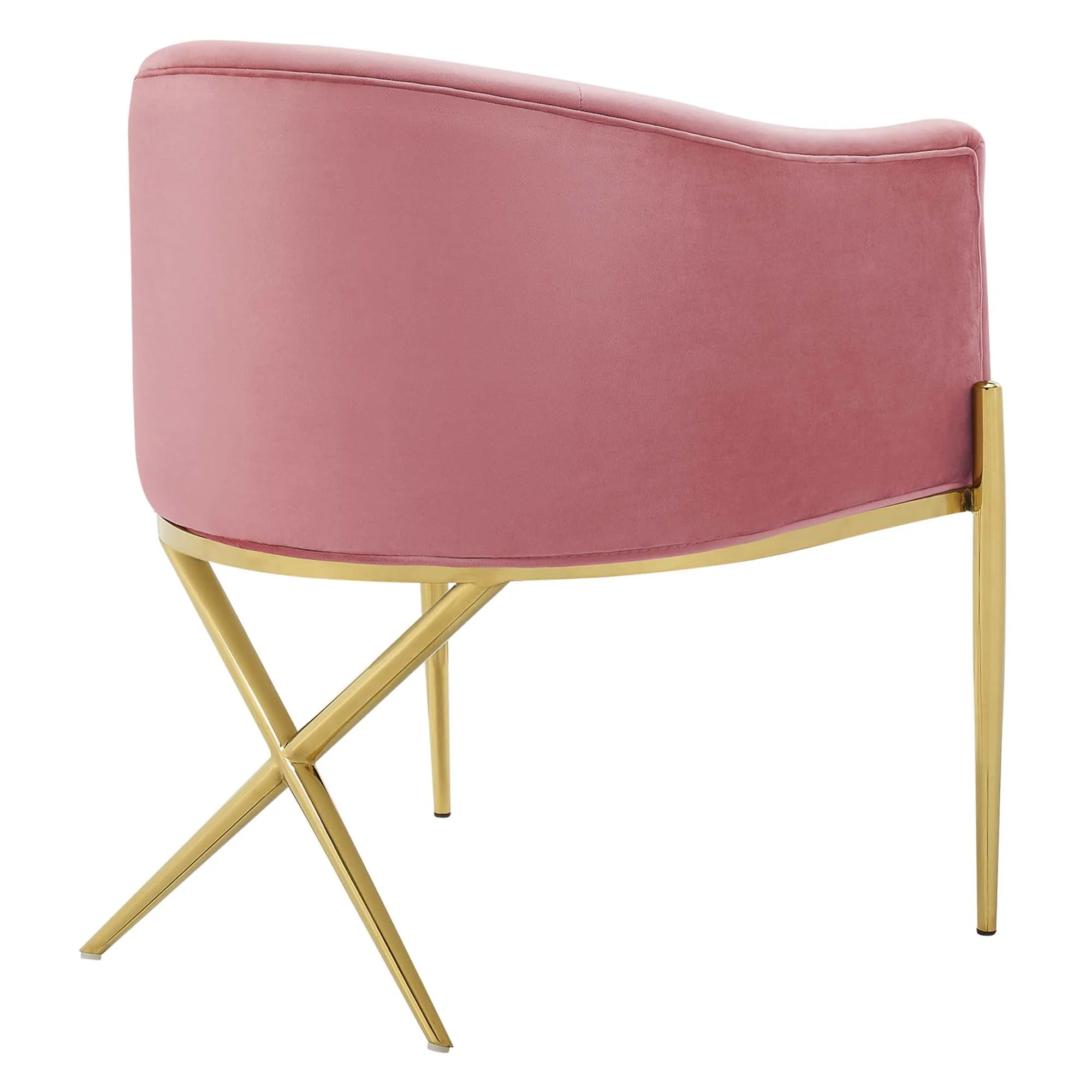 Savour Accent Dining Armchair Performance Velvet Set of 2 by Modway