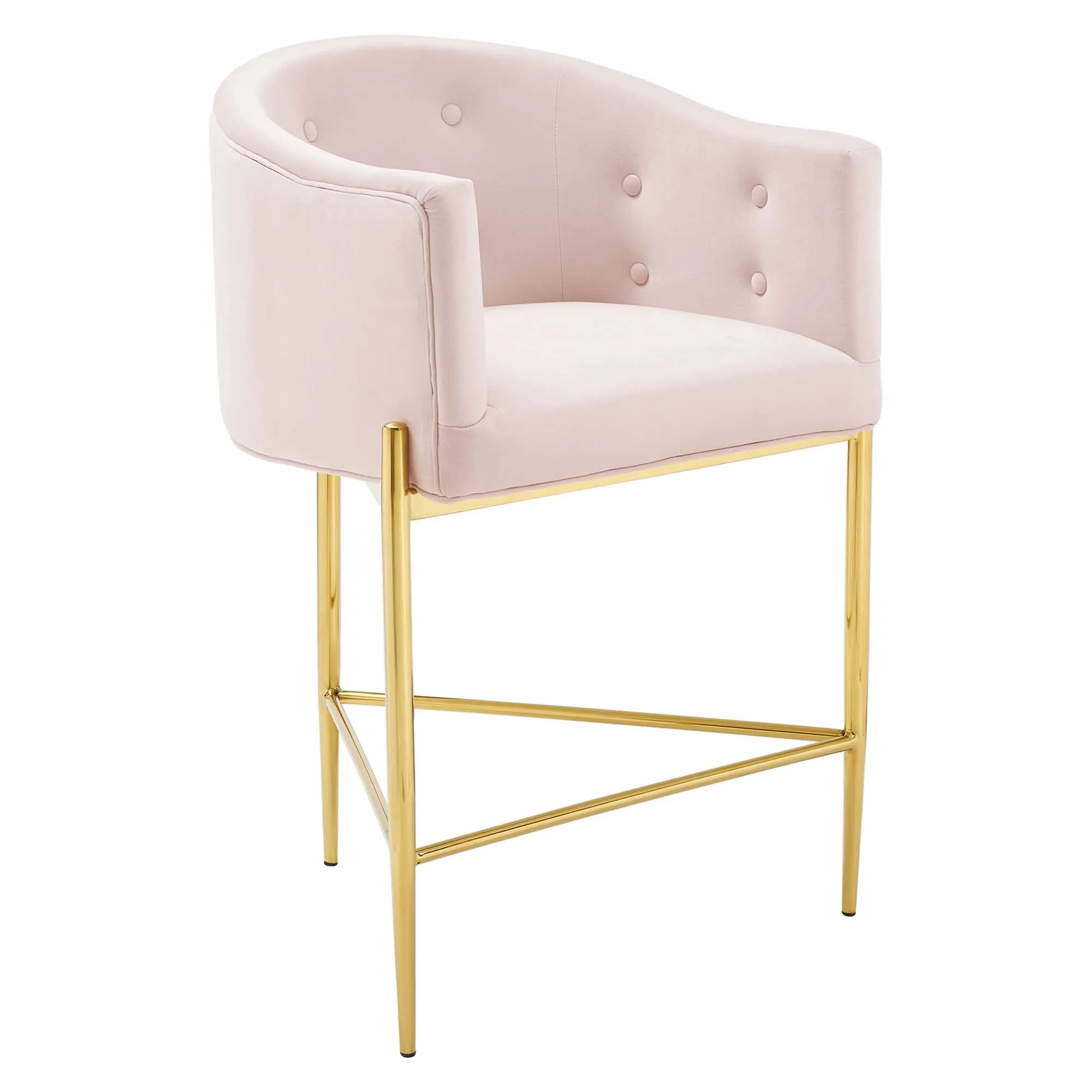 Savour Tufted Performance Velvet Counter Stool Set of 2 by Modway