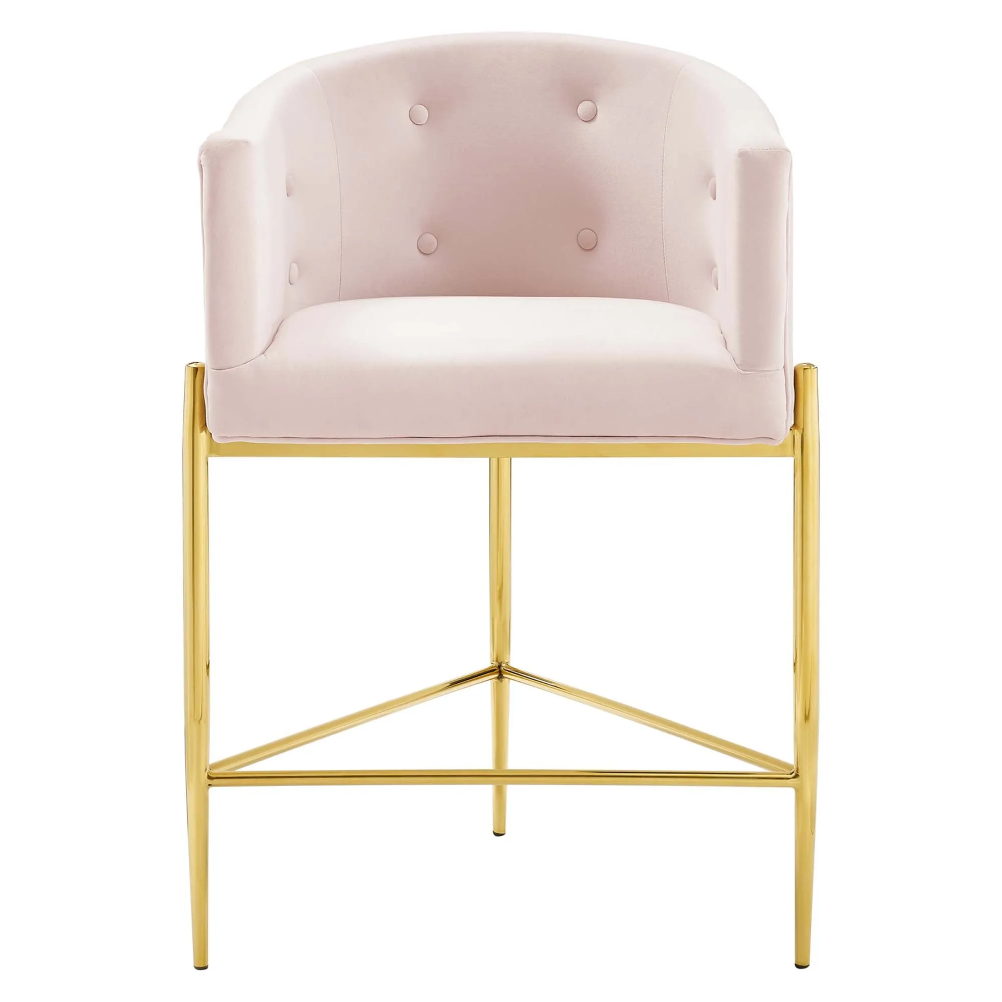 Savour Tufted Performance Velvet Counter Stool Set of 2 by Modway