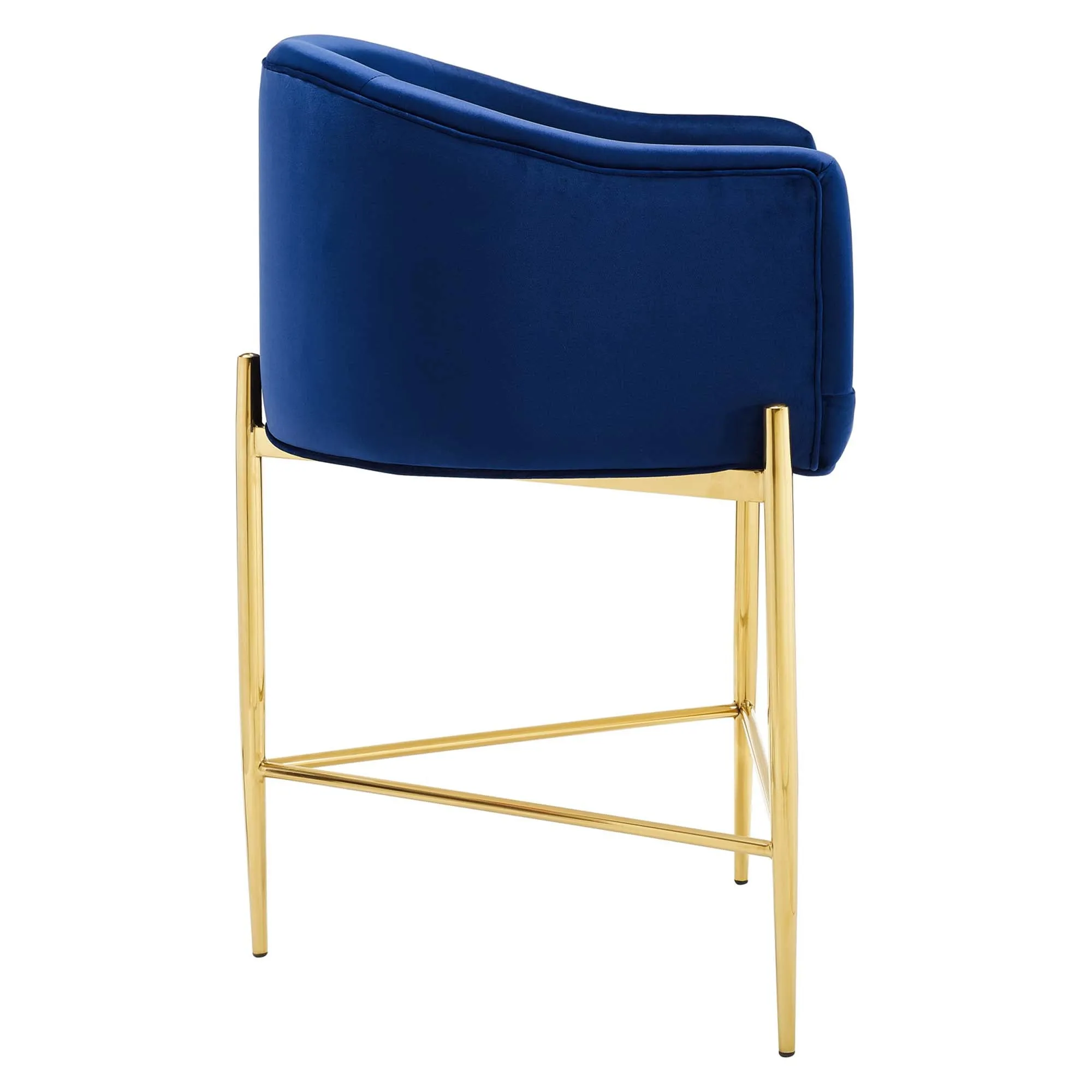 Savour Tufted Performance Velvet Counter Stool Set of 2 by Modway
