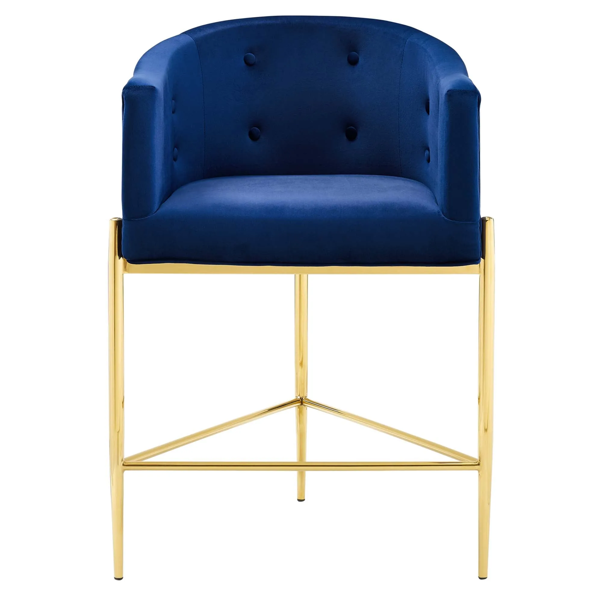 Savour Tufted Performance Velvet Counter Stool Set of 2 by Modway