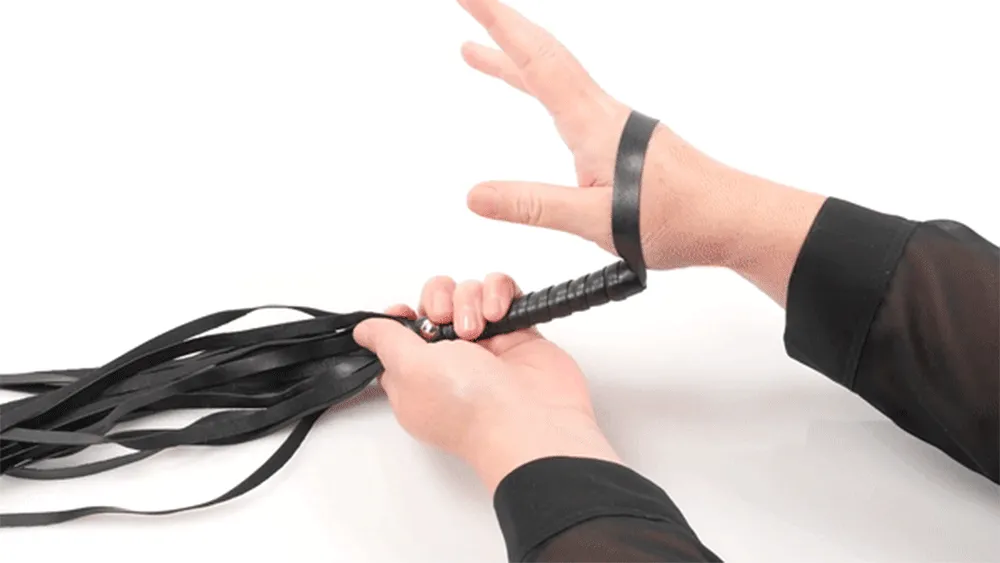 Sex & Mischief Intro to S&M Kit With Cuffs, Flogger & Blindfold