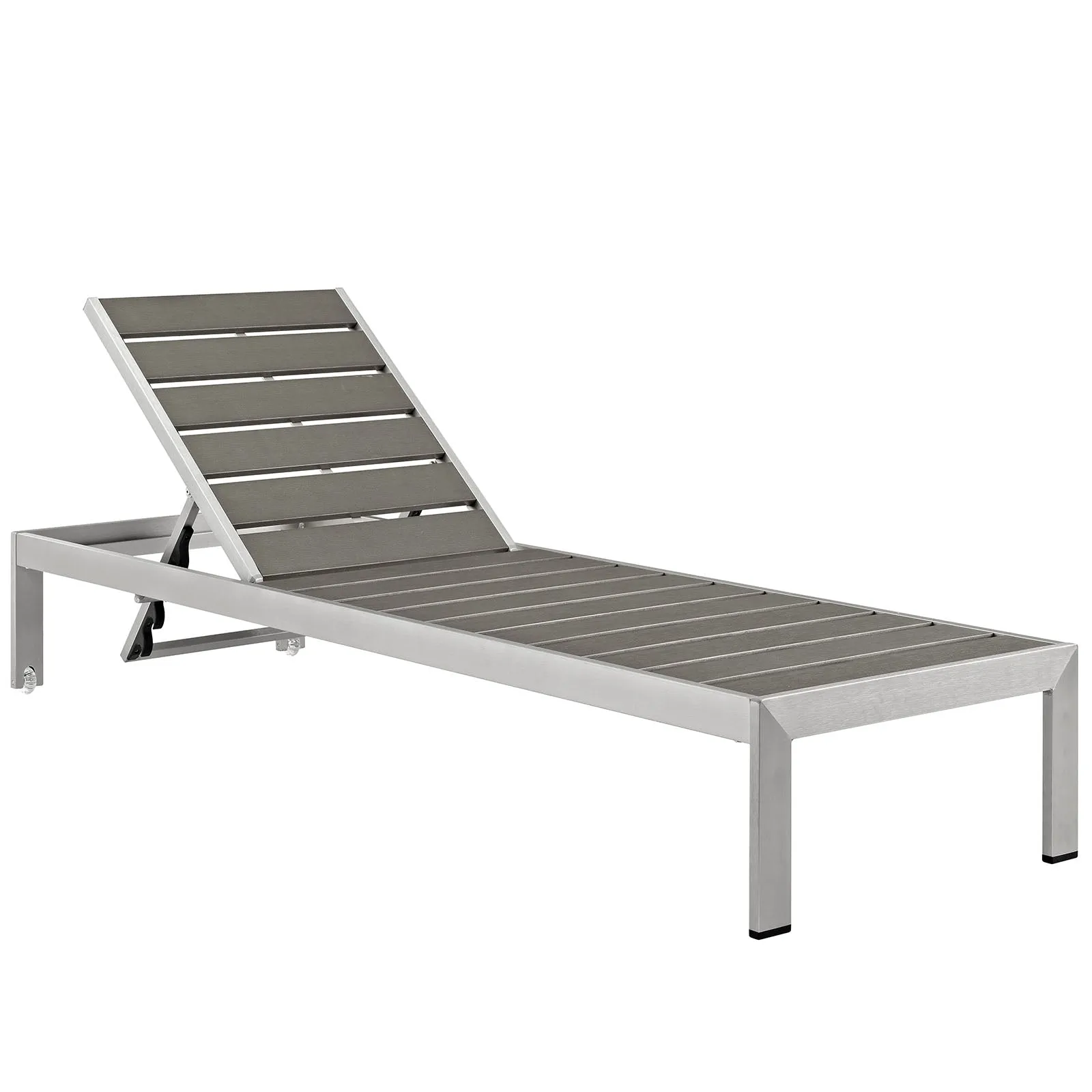 Shore Chaise Outdoor Patio Aluminum Set of 2 by Modway