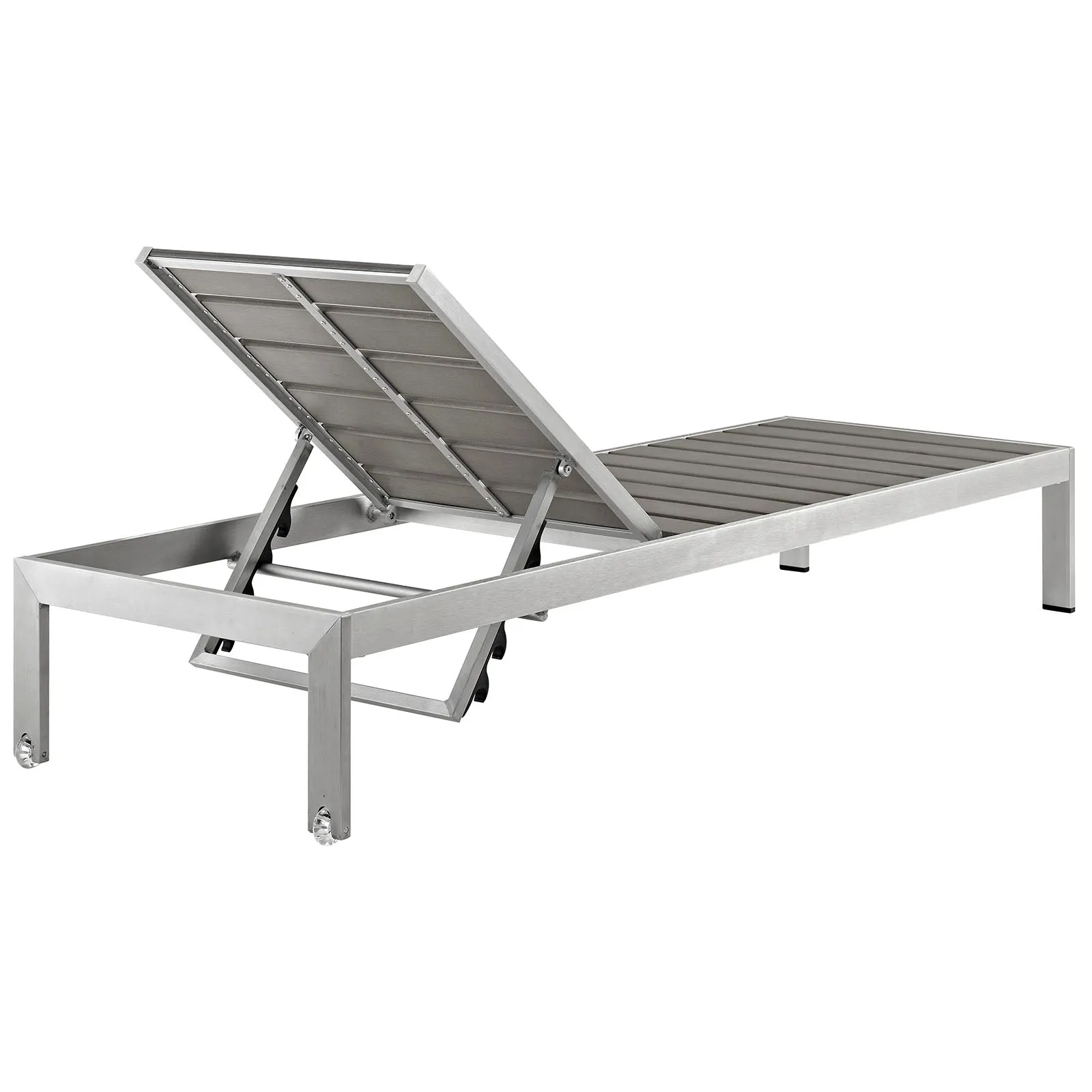 Shore Chaise Outdoor Patio Aluminum Set of 2 by Modway