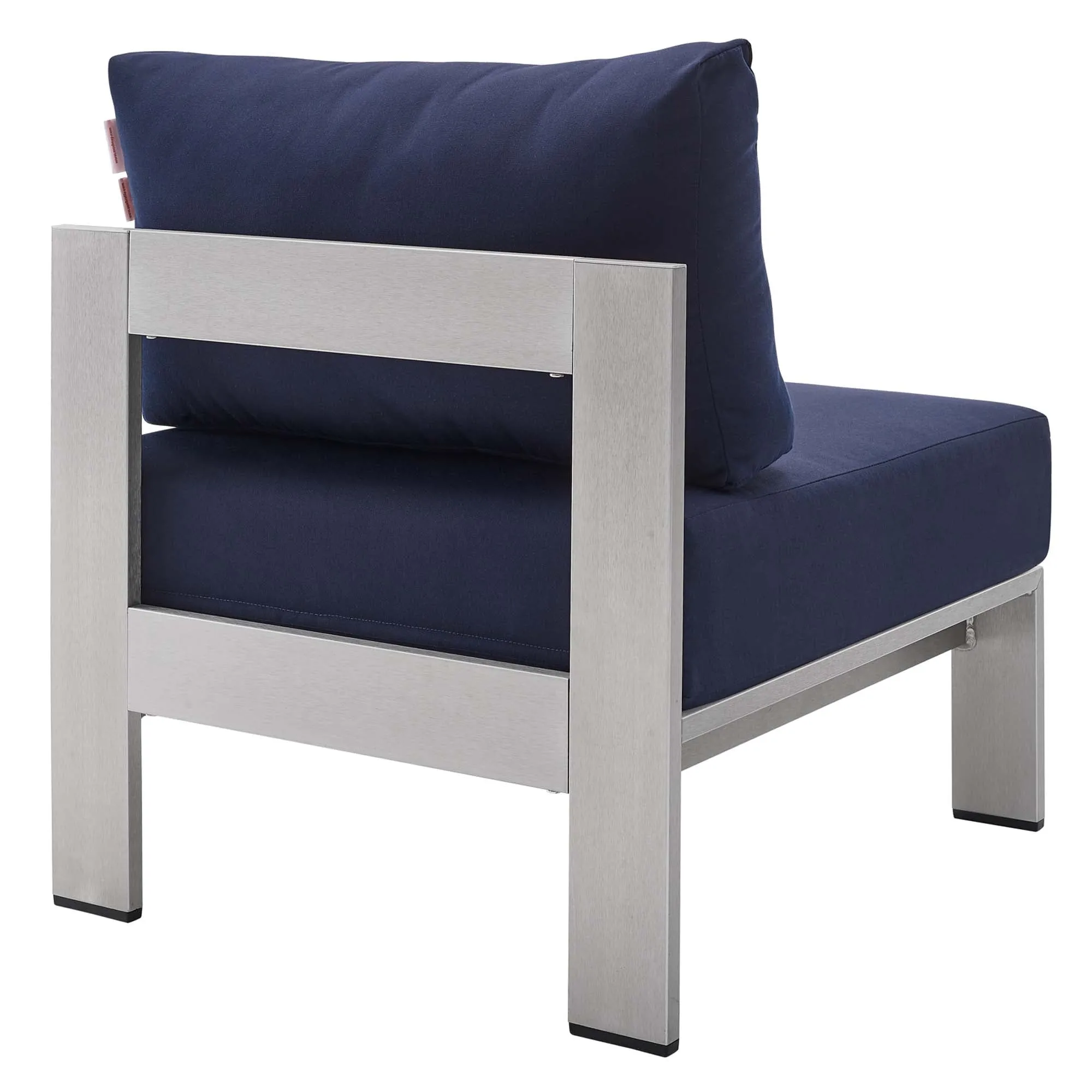 Shore Sunbrella® Fabric Aluminum Outdoor Patio Armless Chair by Modway