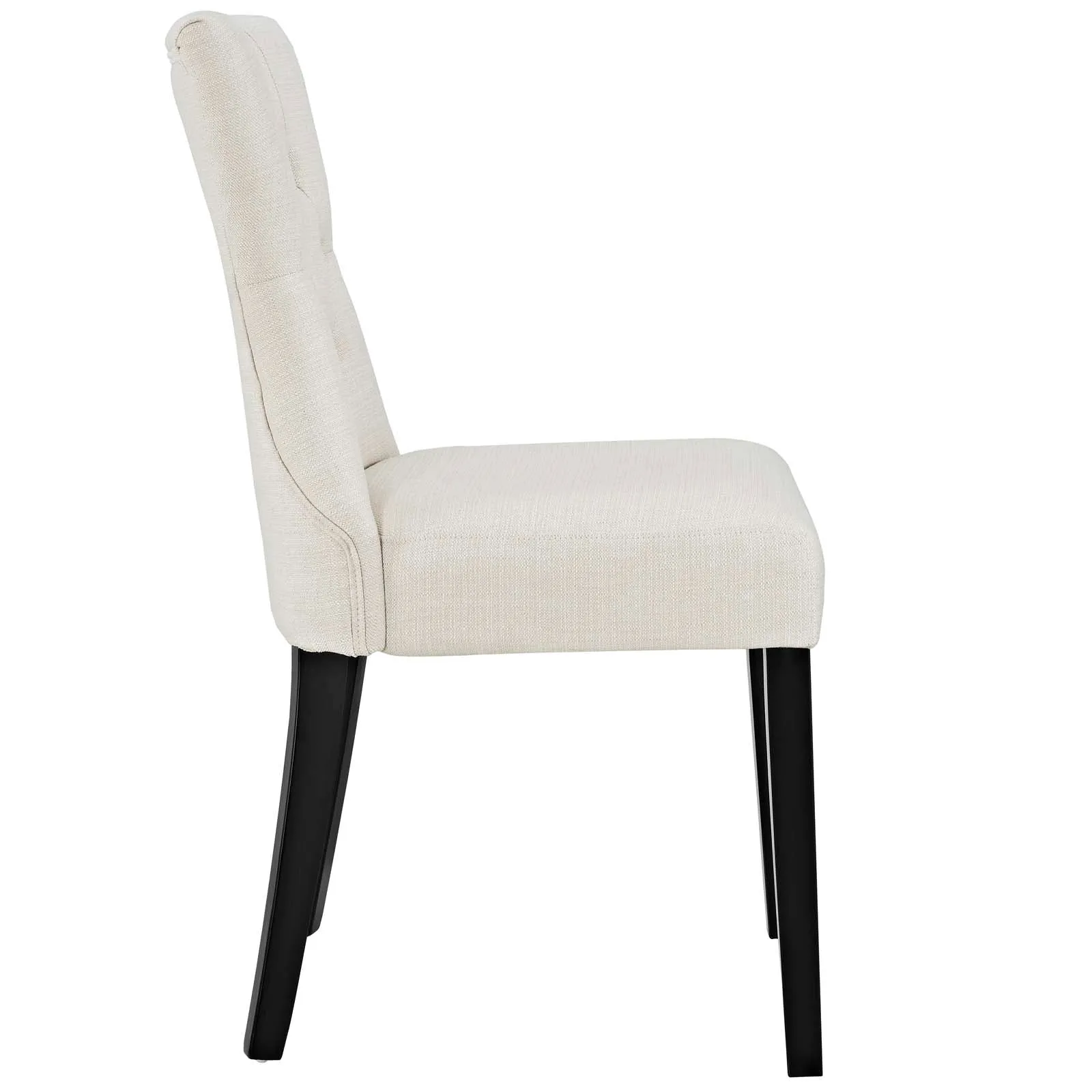 Silhouette Dining Side Chairs Upholstered Fabric Set of 2 by Modway