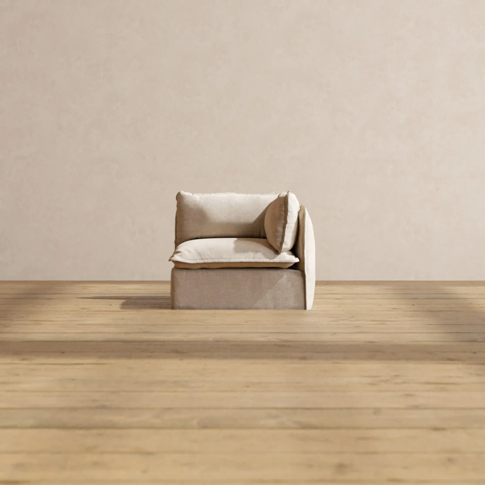 Slipcover Only - Modular Performance End Chair | Blended Weave in Oat