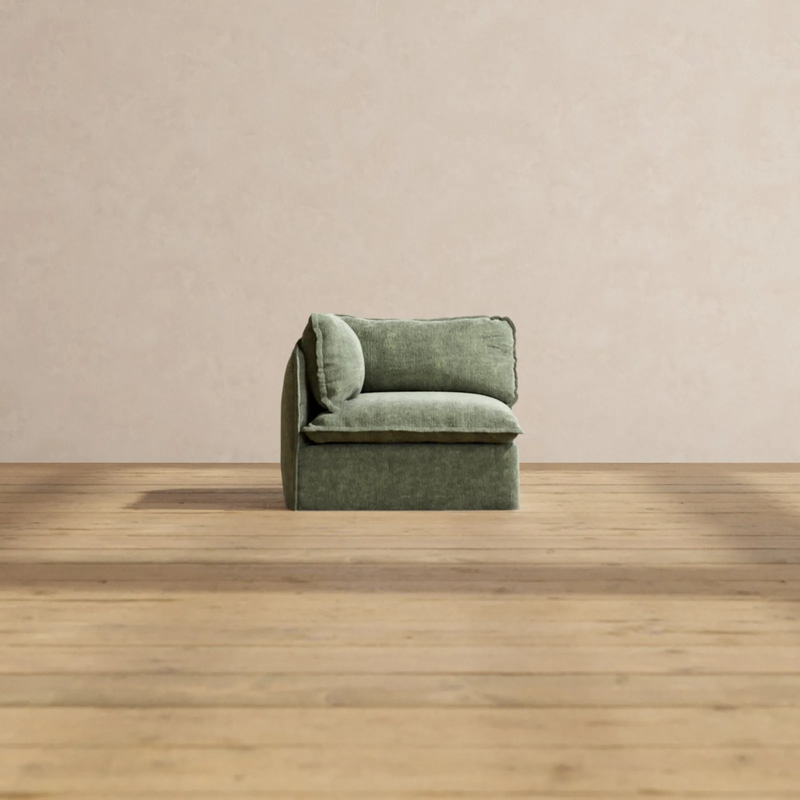 Slipcover Only - Modular Performance End Chair | Heirloom Velvet in Willow