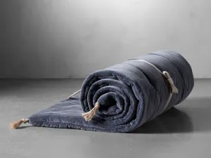 Stone Washed Velvet Throwbed