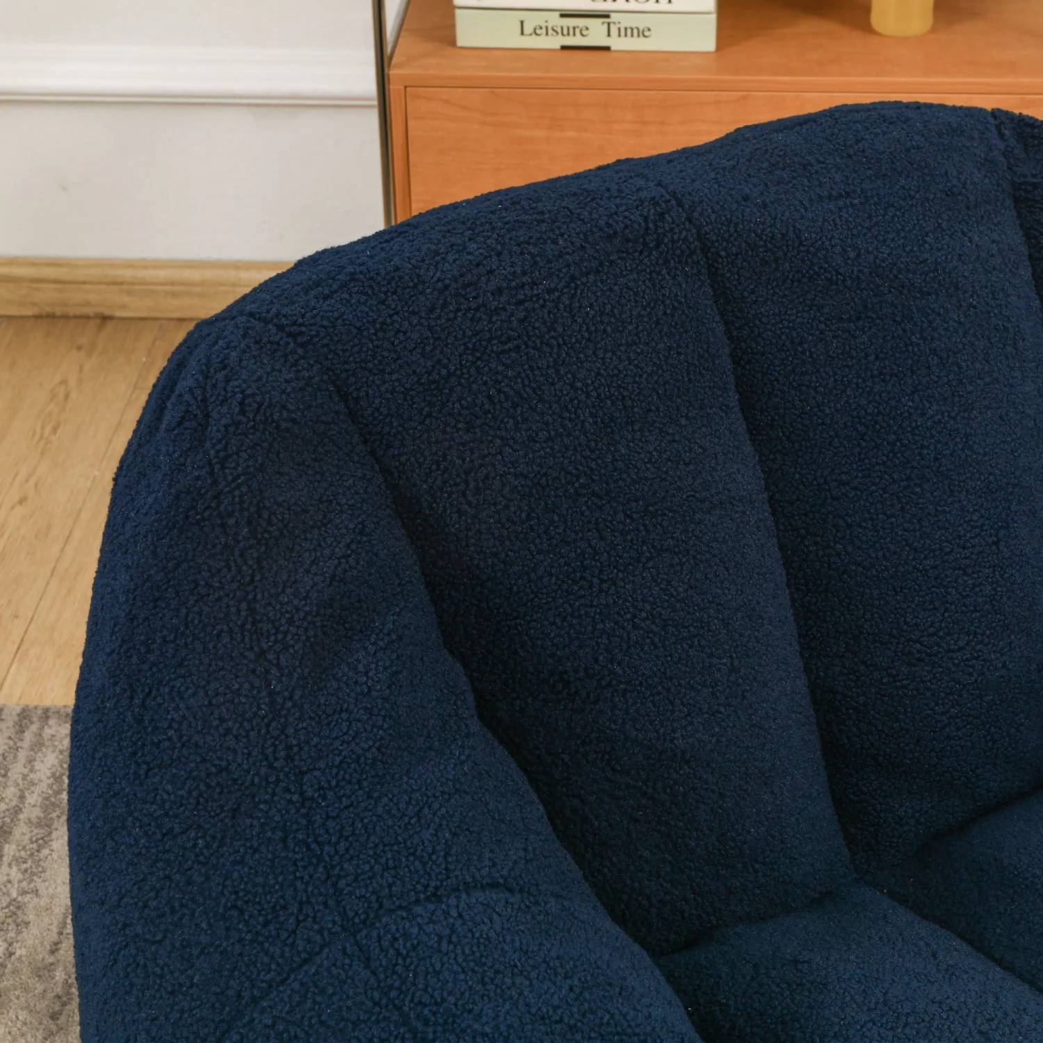 Streamdale Tufted Bean Bag Chair with Memory Foam Filling