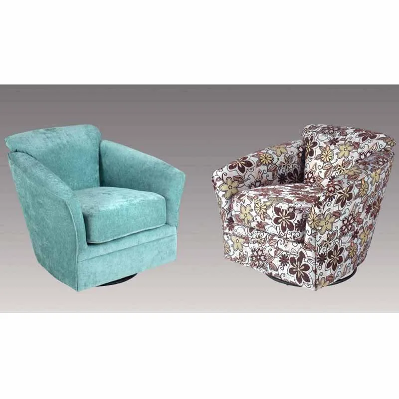 SWIVEL GLIDER BARREL CHAIR