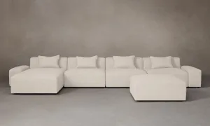 The Breuer Modular Sectional - Heritage Belgian Linen Summit
