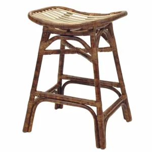 Tortuga Rattan Counter Stool MARBLE BROWN