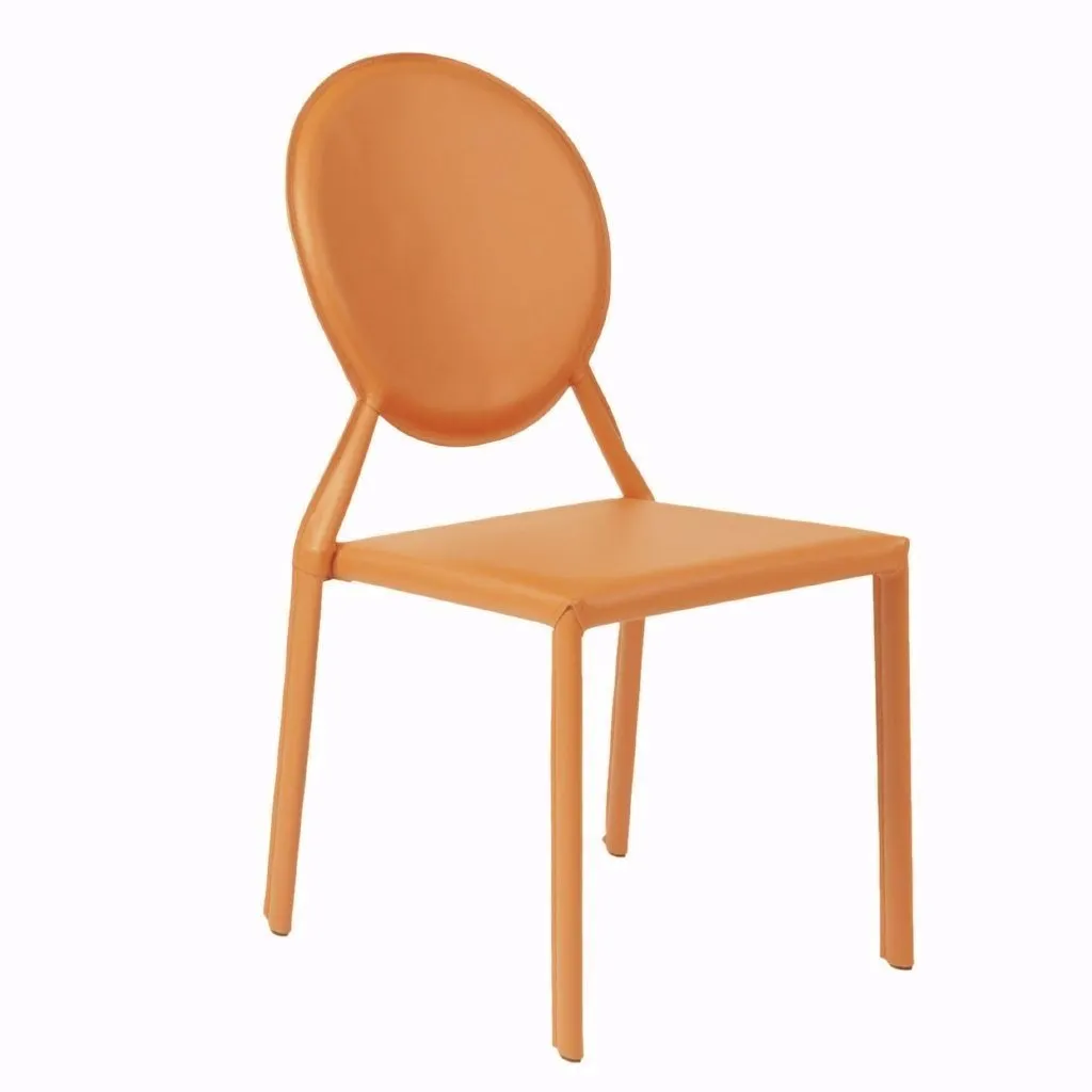 Valencia Ave All Leather Side Chair Set of 2