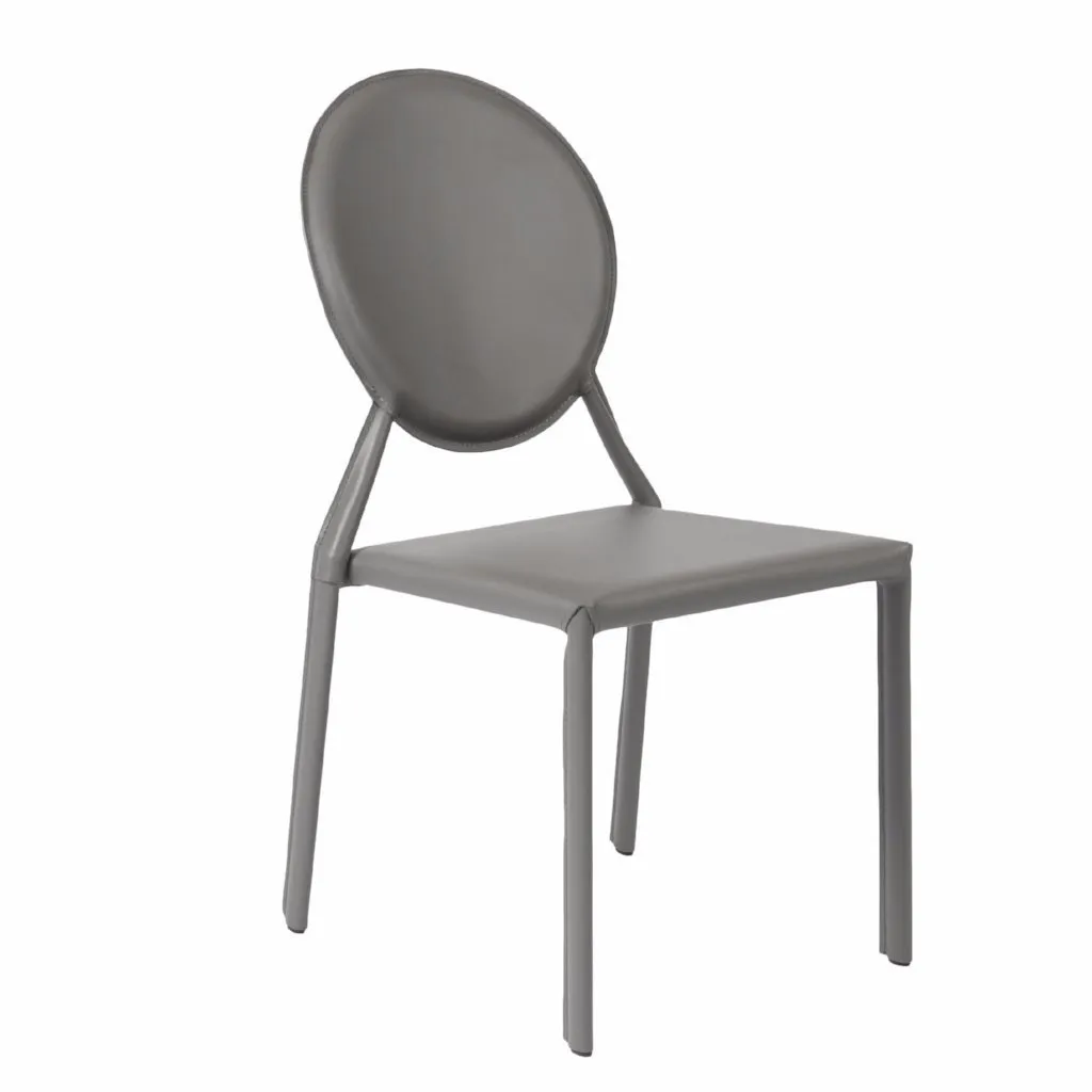 Valencia Ave All Leather Side Chair Set of 2