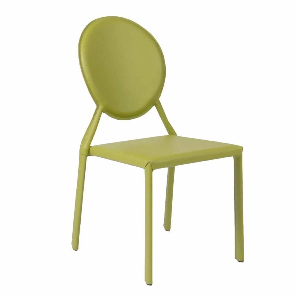 Valencia Ave All Leather Side Chair Set of 2