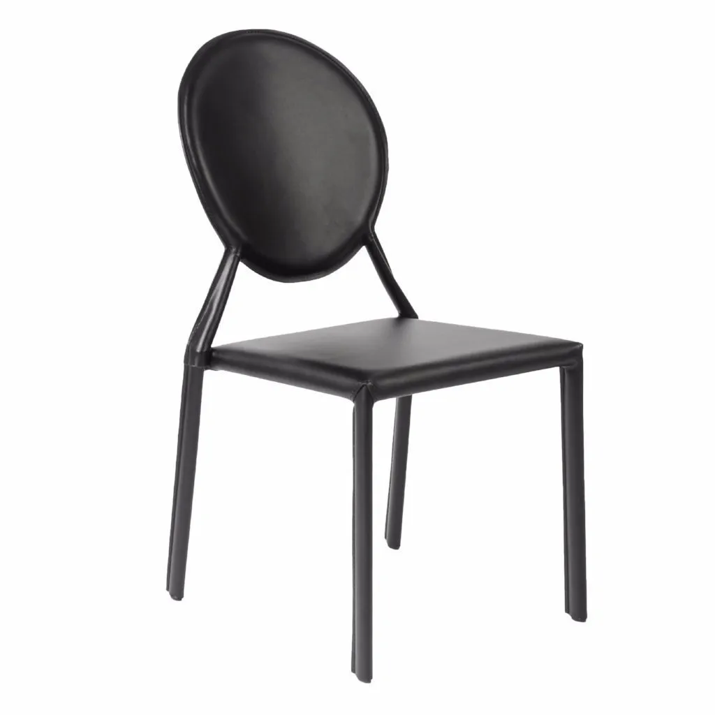 Valencia Ave All Leather Side Chair Set of 2