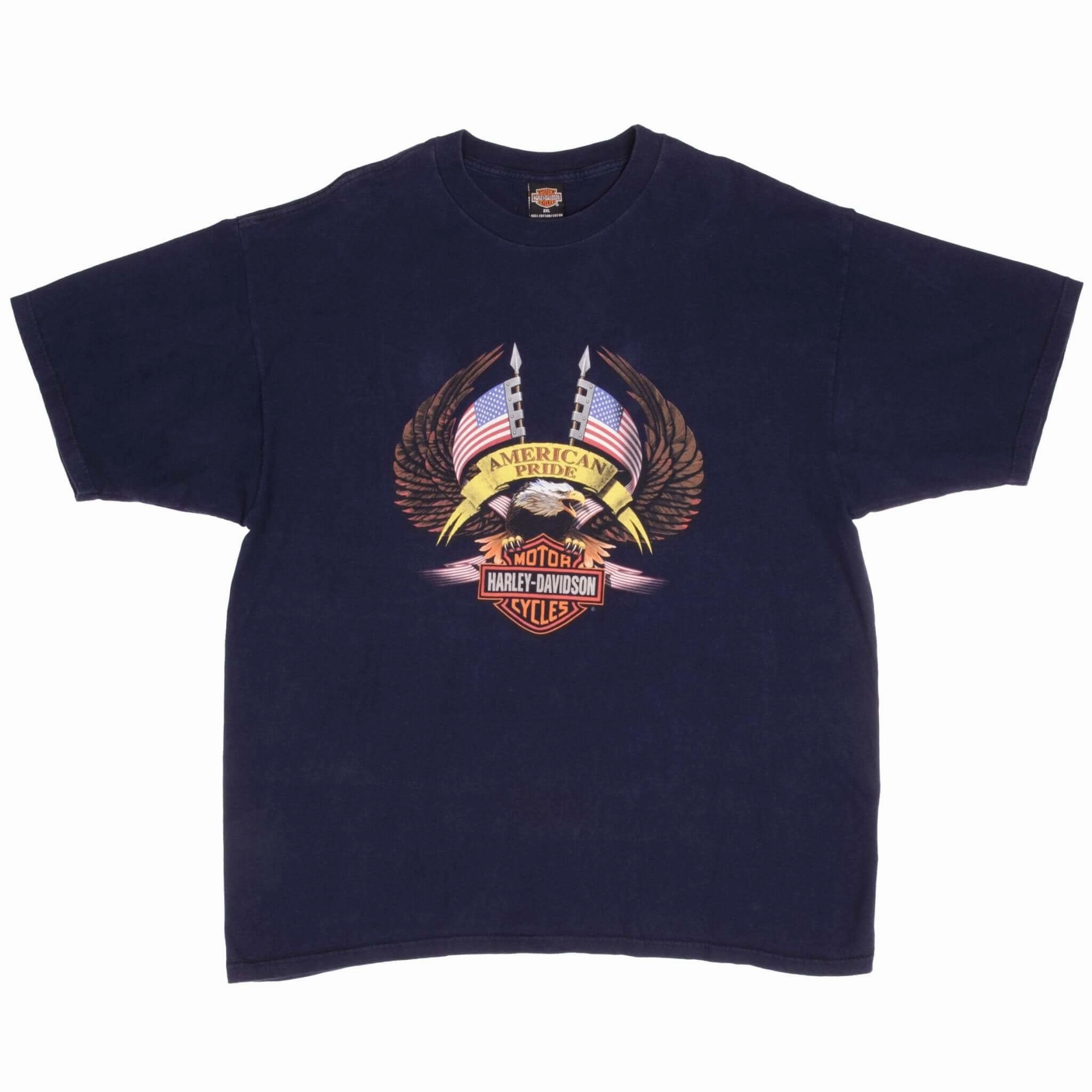 VINTAGE HARLEY DAVIDSON MILWAUKEE TEE SHIRT 2001 SIZE 2XL