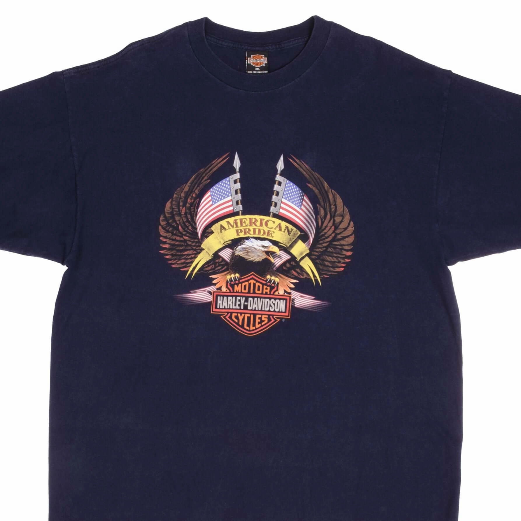 VINTAGE HARLEY DAVIDSON MILWAUKEE TEE SHIRT 2001 SIZE 2XL
